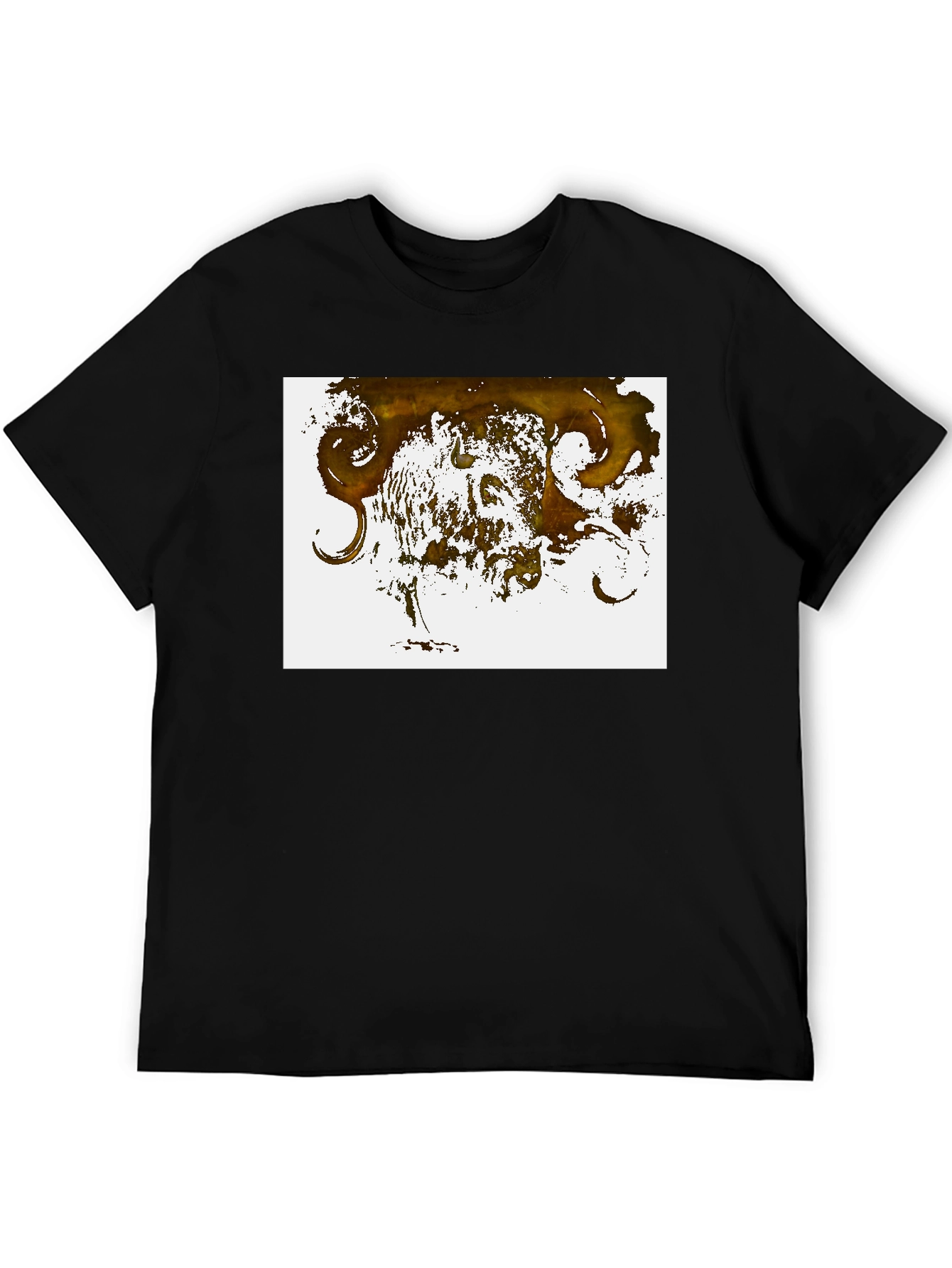 Abstract Art Black T-Shirt - Unique Design