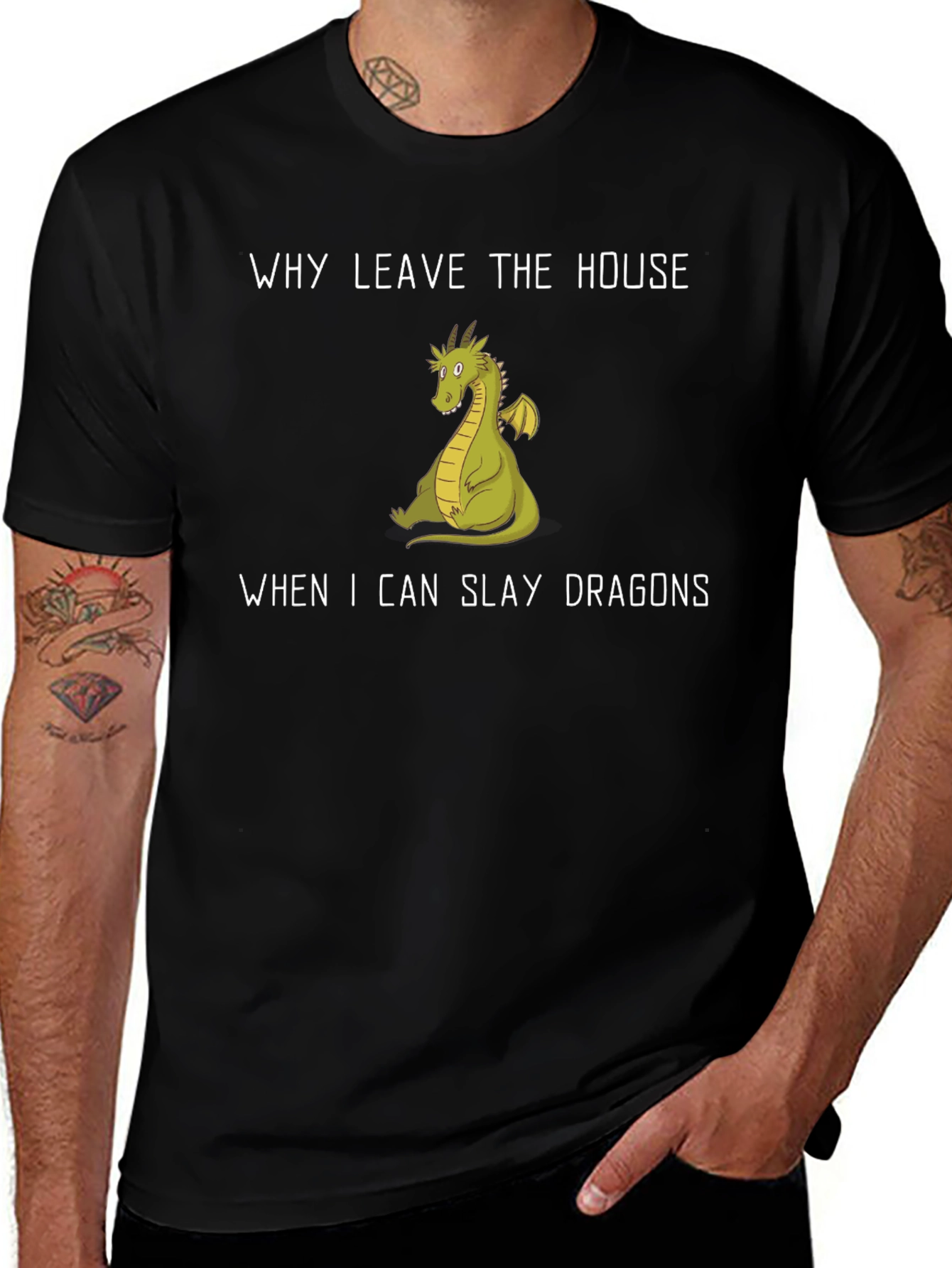 Slay Dragons T-Shirt - Gamer Tee