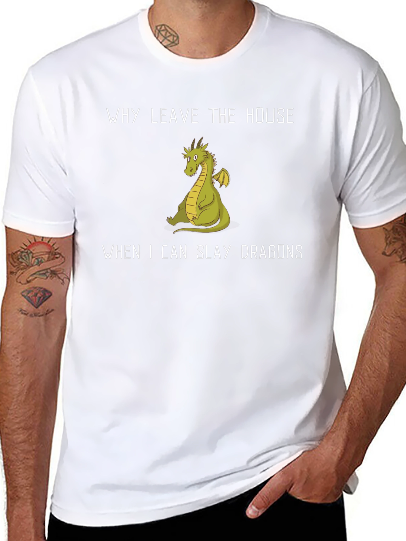 Slay Dragons T-Shirt - Gamer Tee