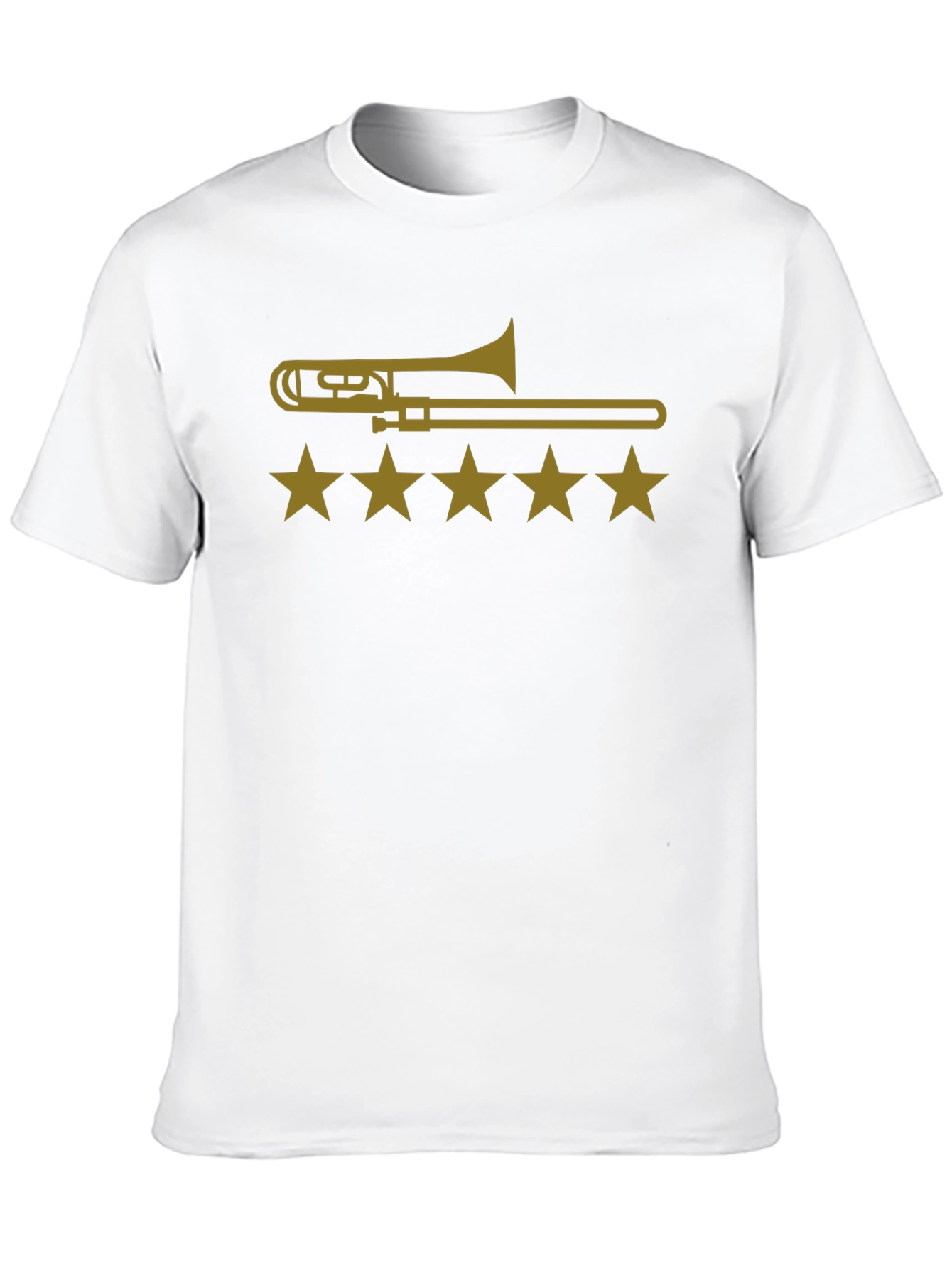 Trombone Star Rating Graphic Tee - Black