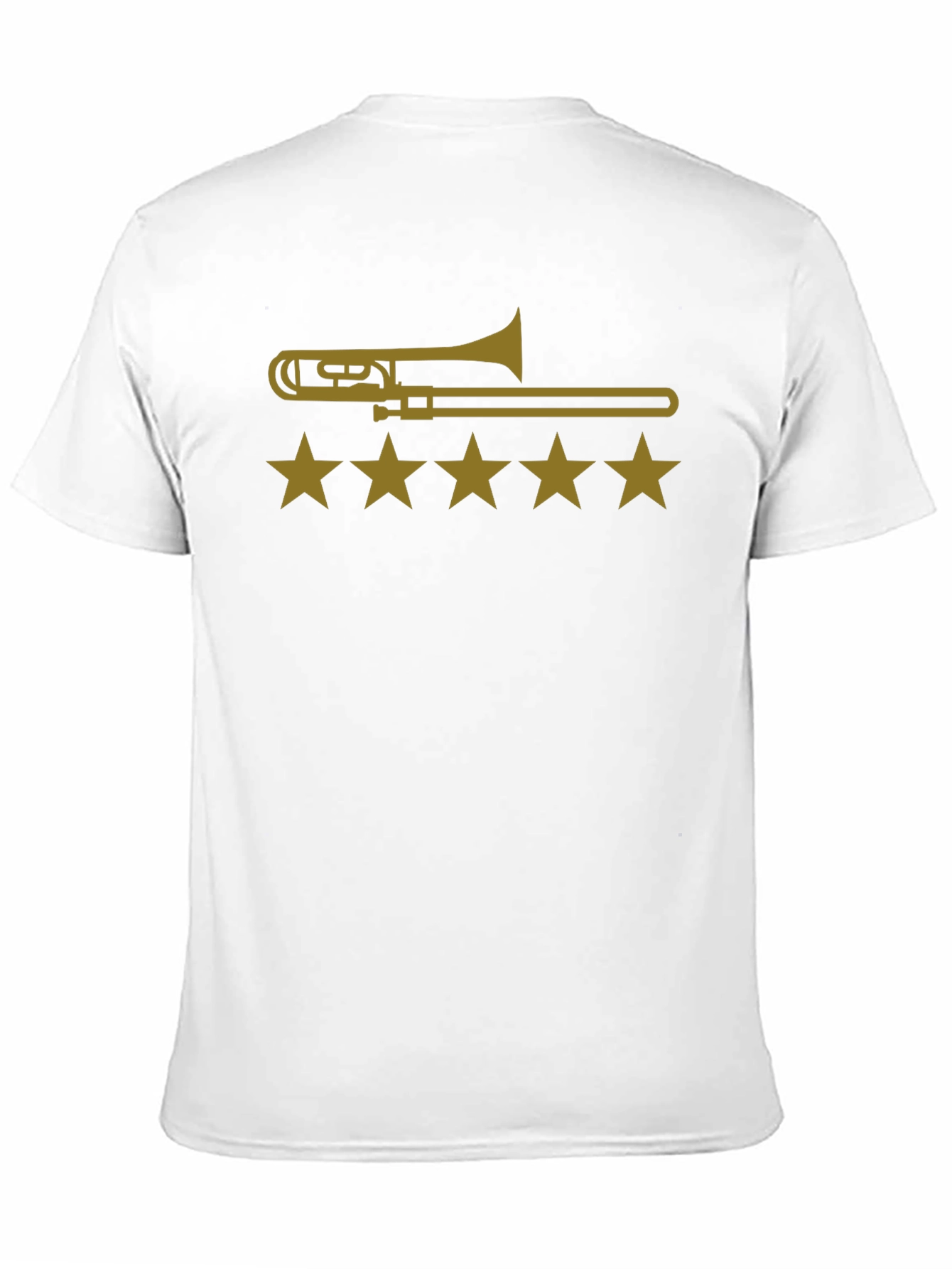 Trombone Star Rating Graphic Tee - Black