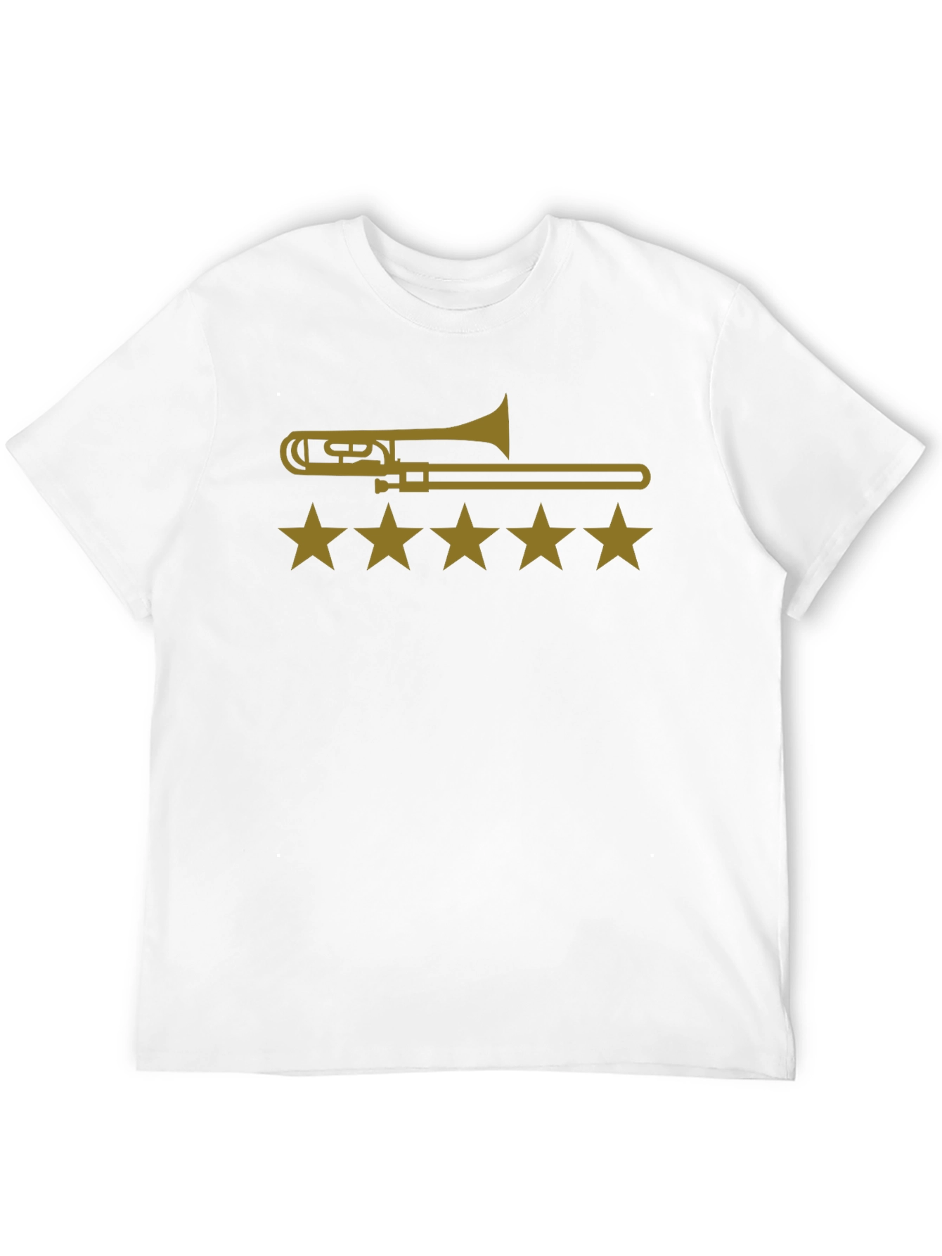 Trombone Star Rating Graphic Tee - Black