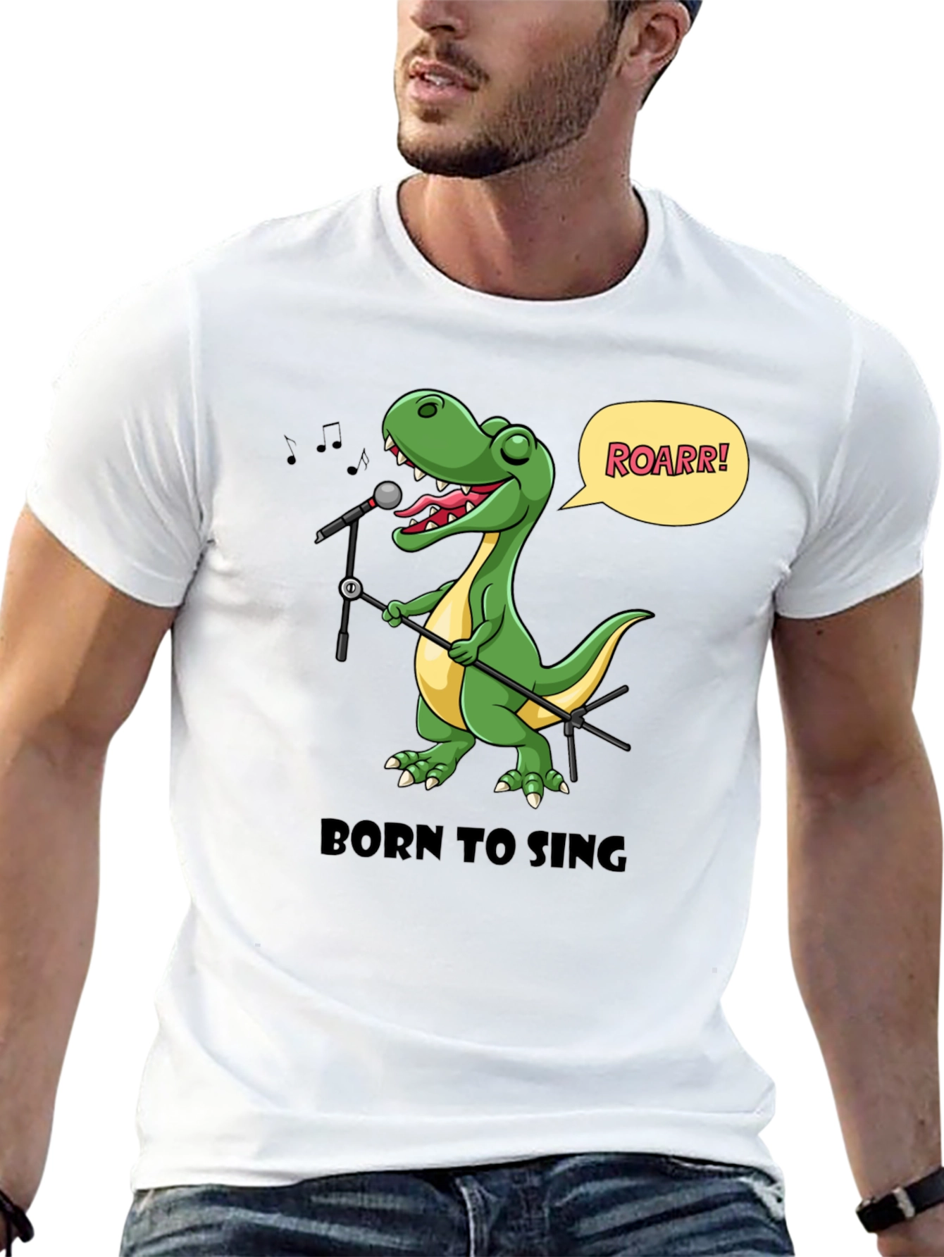 Born to Sing Dinosaur T-Shirt