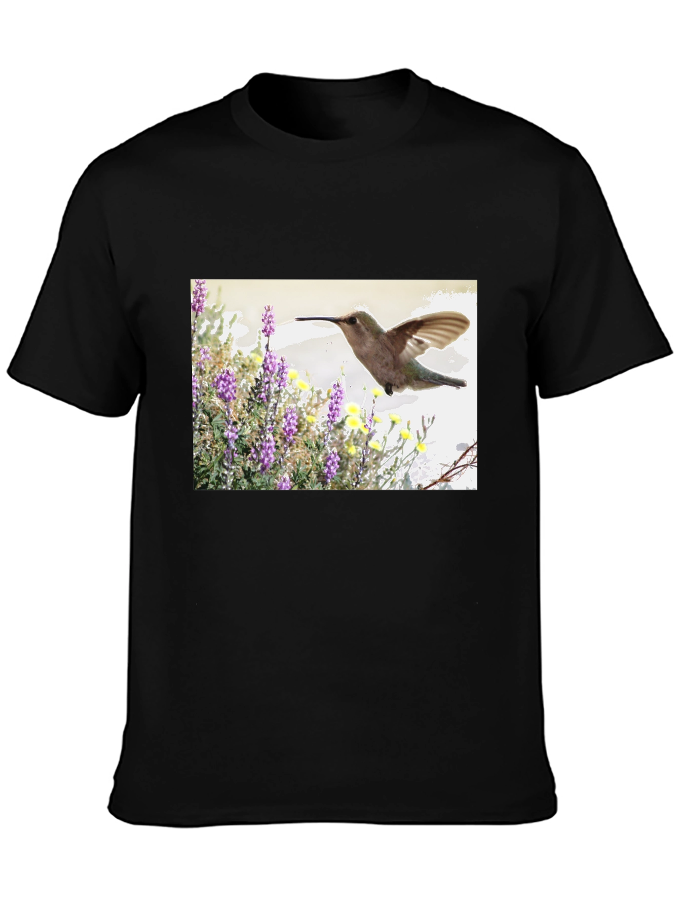 Hummingbird Graphic T-Shirt - Nature Inspired