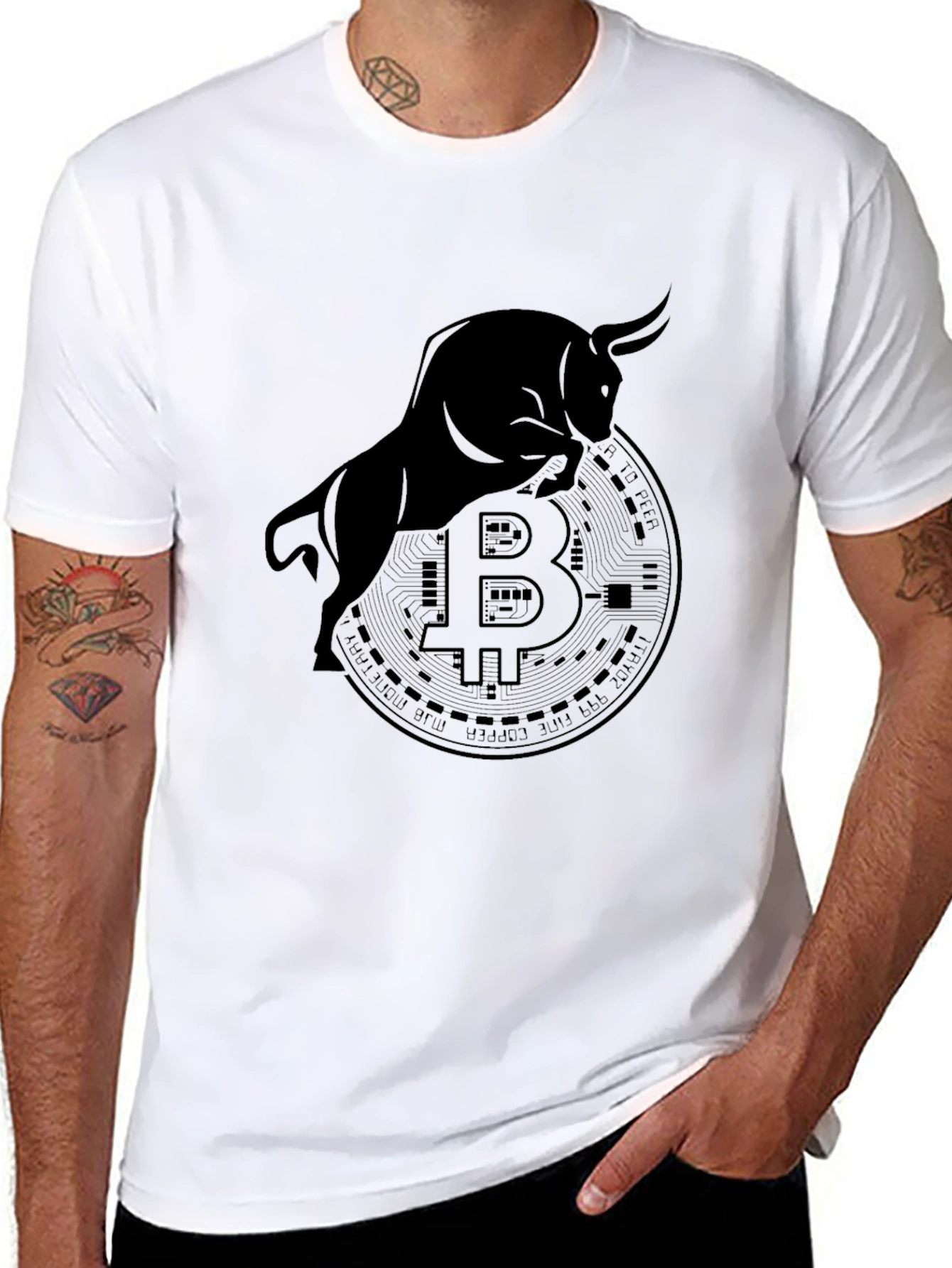 Bitcoin Bull T-Shirt - Crypto Investor Tee
