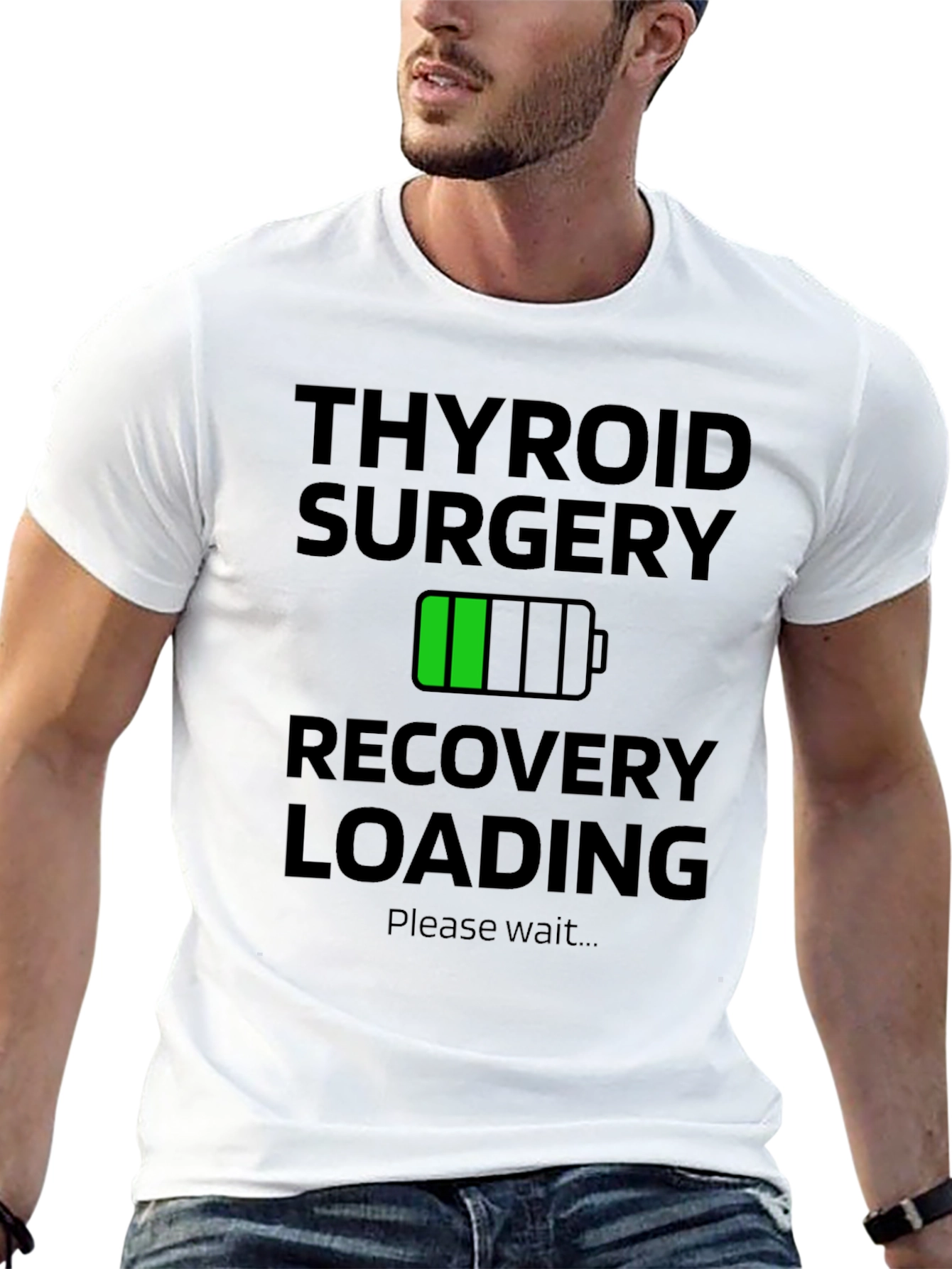 Thyroid Surgery Recovery Loading T-Shirt