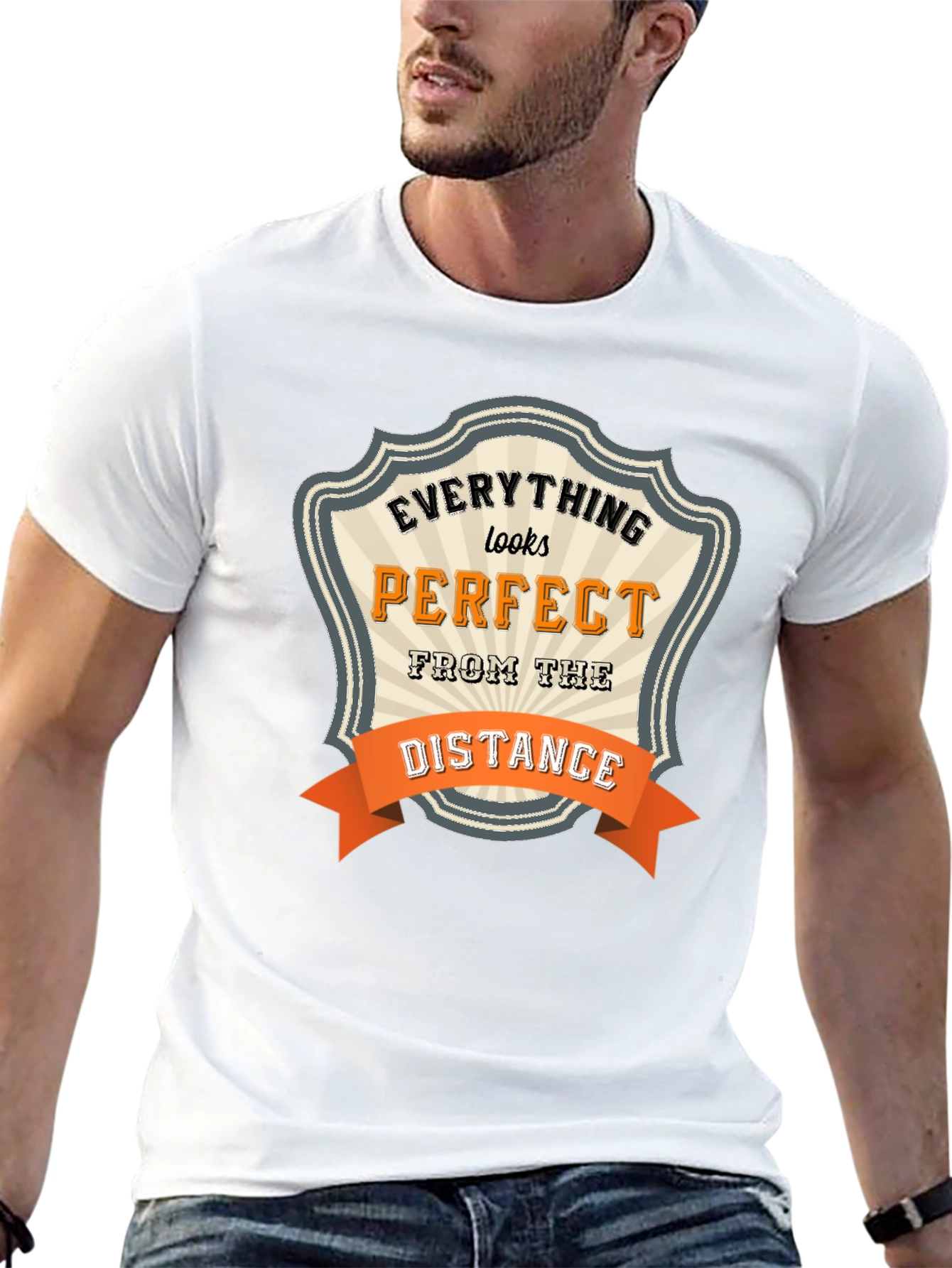 Everything Looks Perfect Black T-Shirt