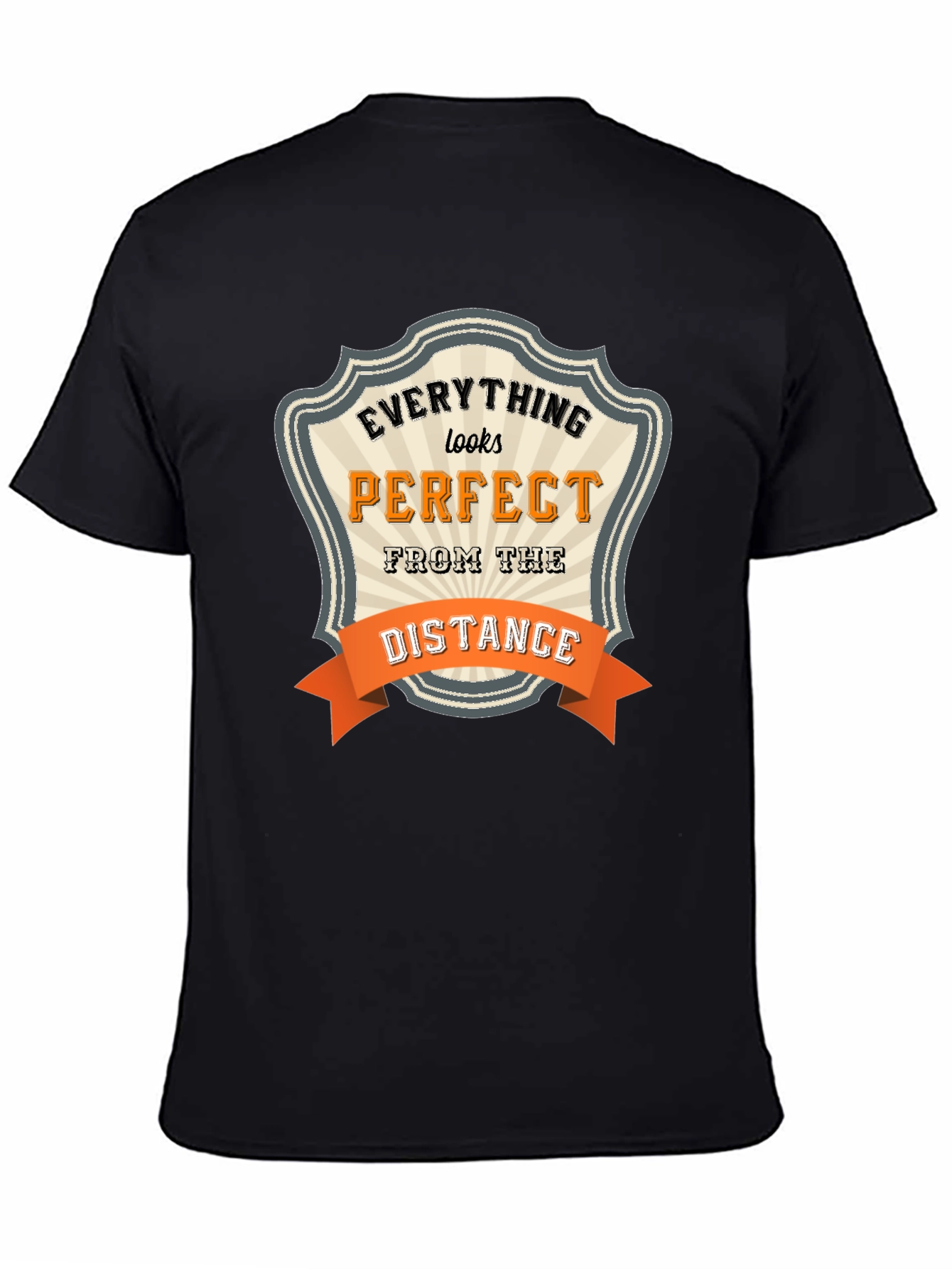 Everything Looks Perfect Black T-Shirt
