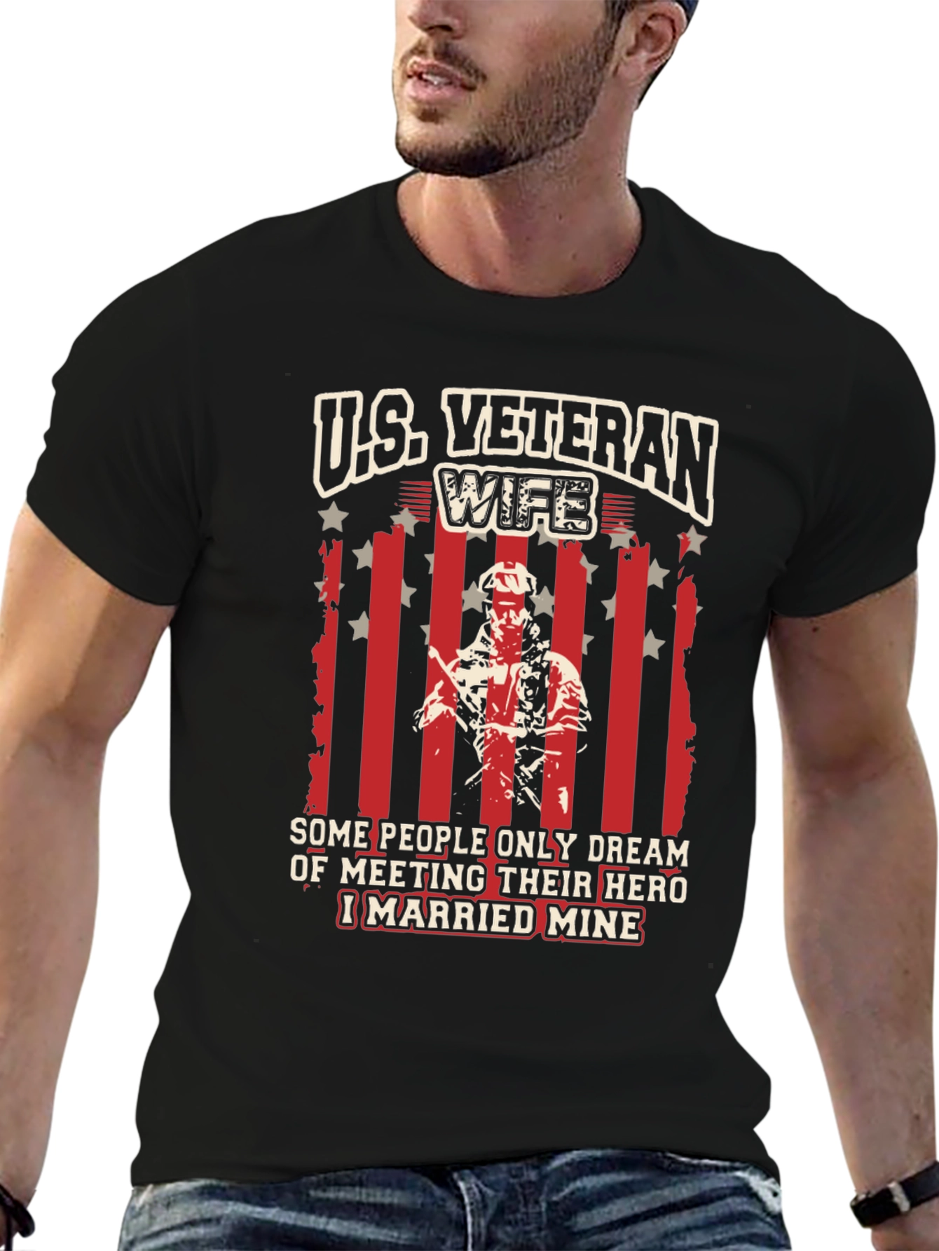 U.S. Veteran Wife Graphic Tee