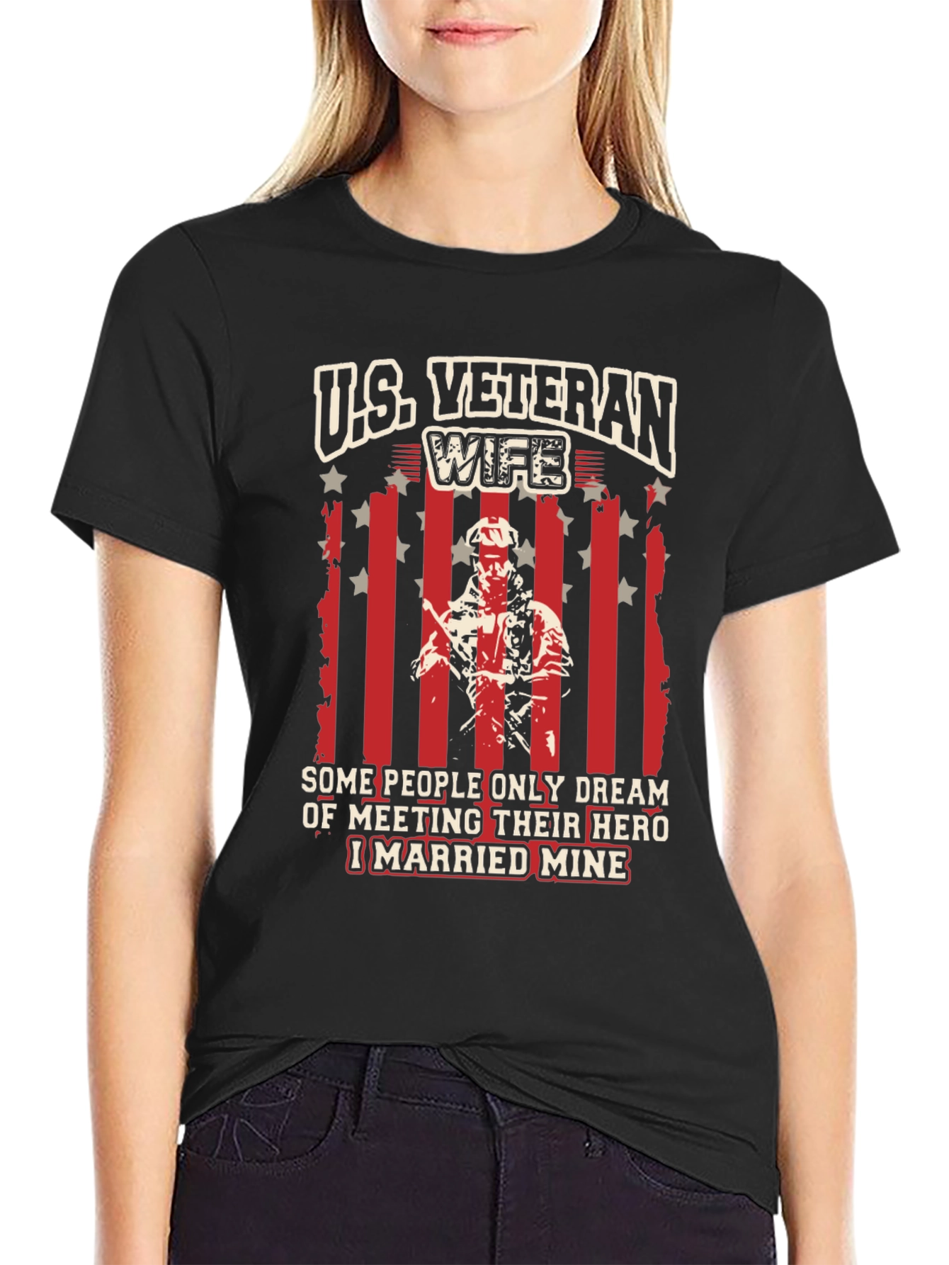 U.S. Veteran Wife Graphic Tee