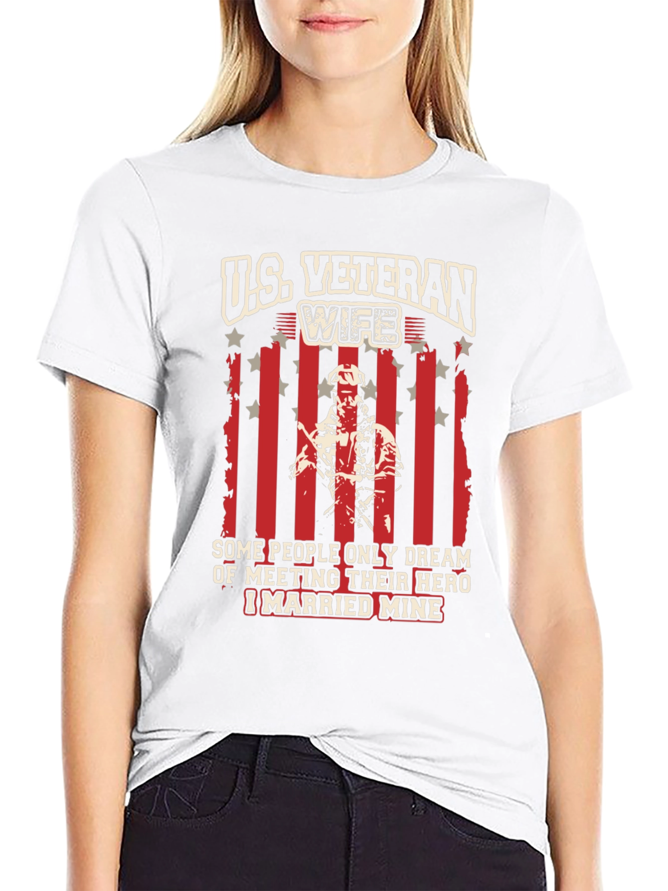 U.S. Veteran Wife Graphic Tee