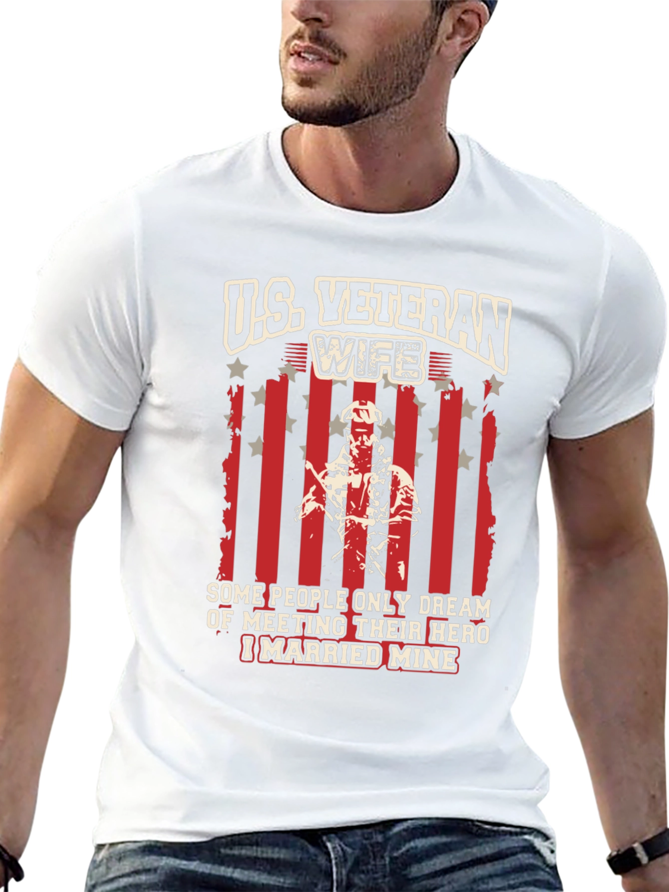 U.S. Veteran Wife Graphic Tee