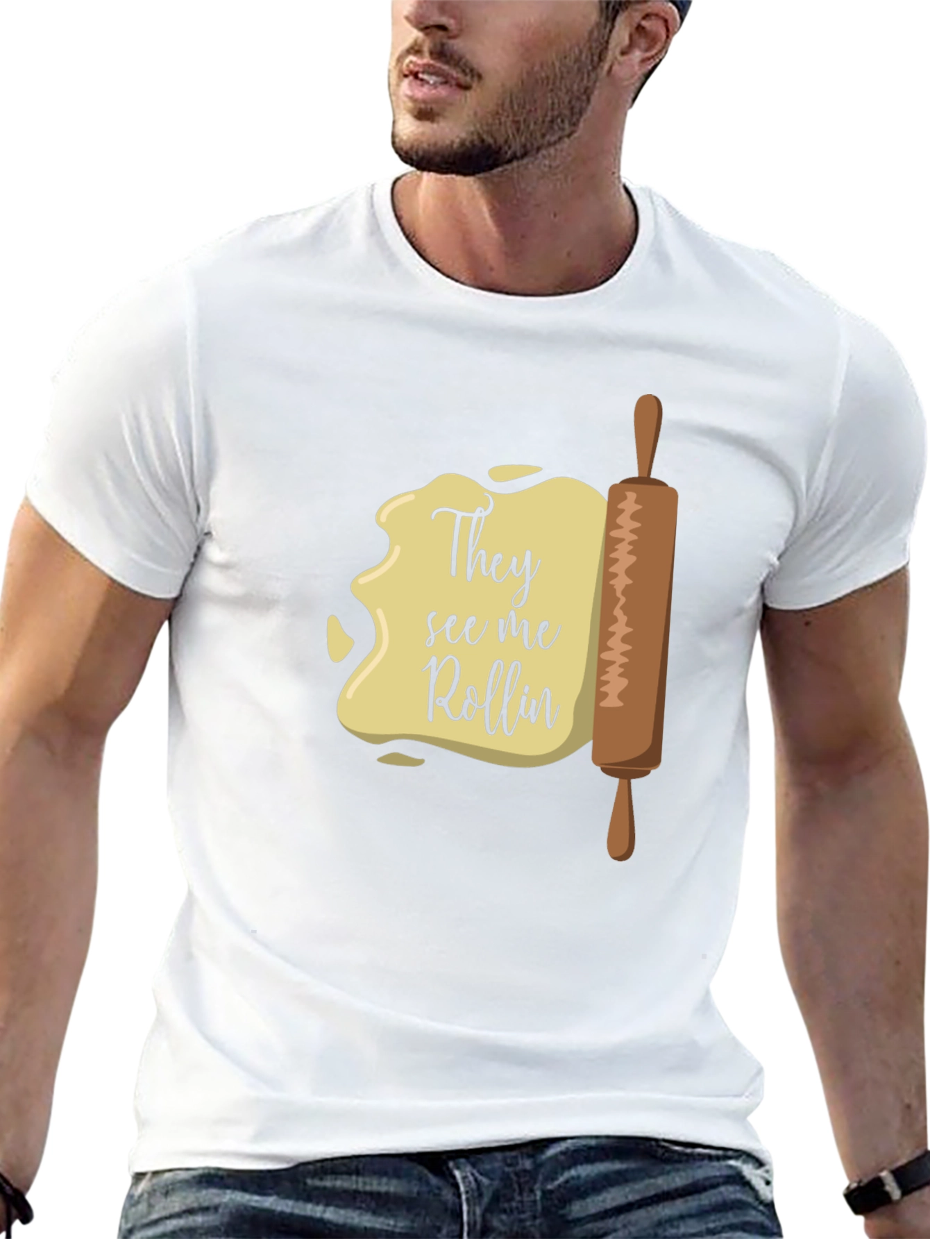 They See Me Rollin T-Shirt - Funny Baking Tee