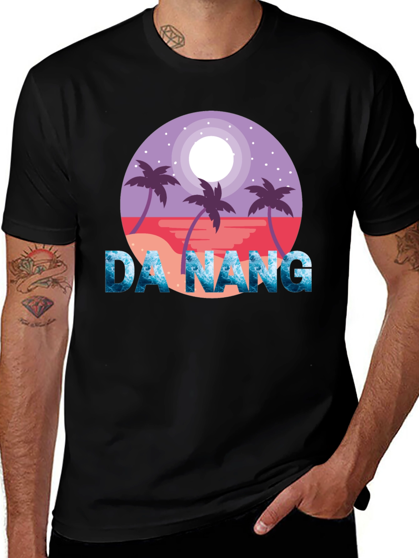 Da Nang Beach Graphic T-Shirt