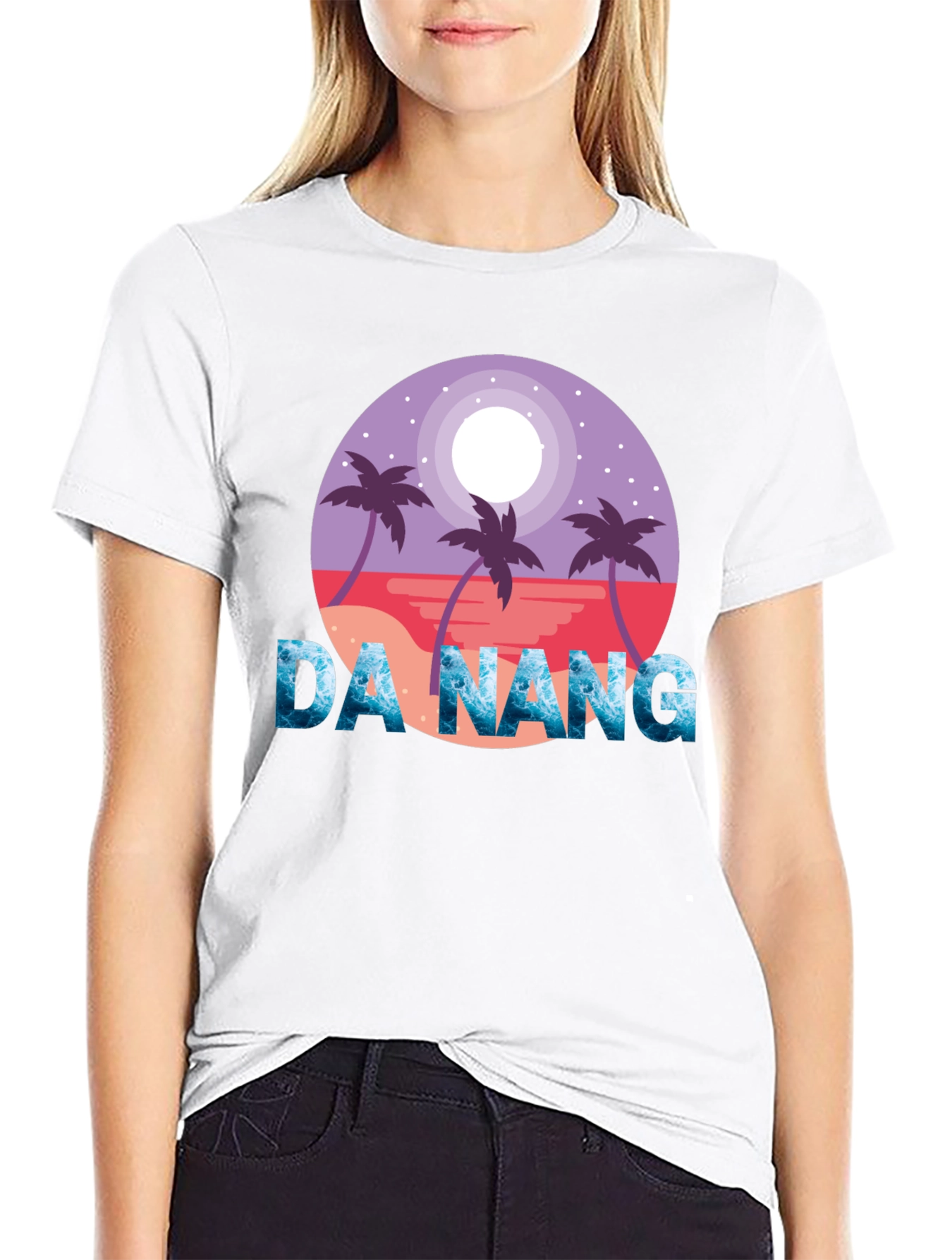 Da Nang Beach Graphic T-Shirt