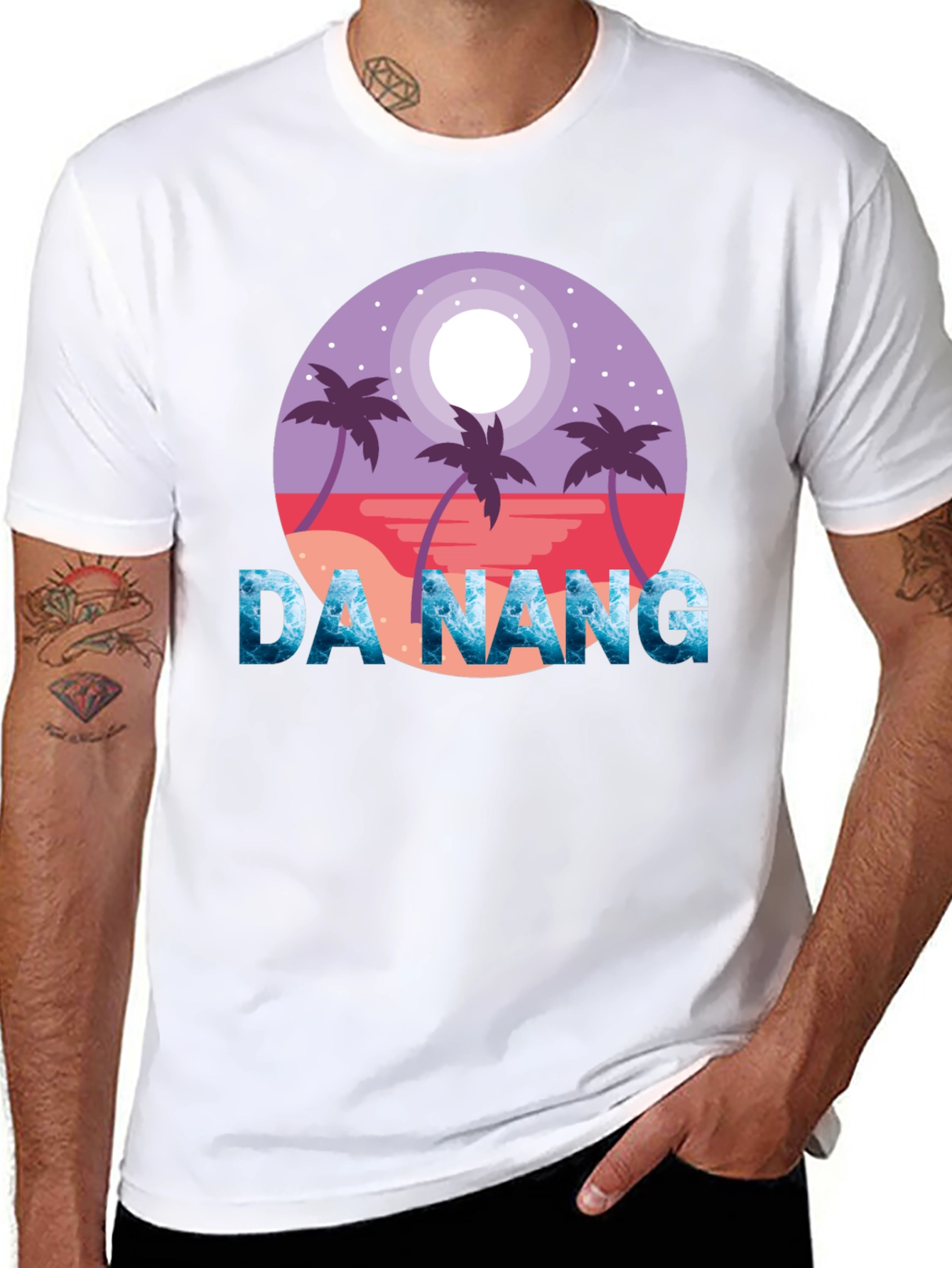 Da Nang Beach Graphic T-Shirt