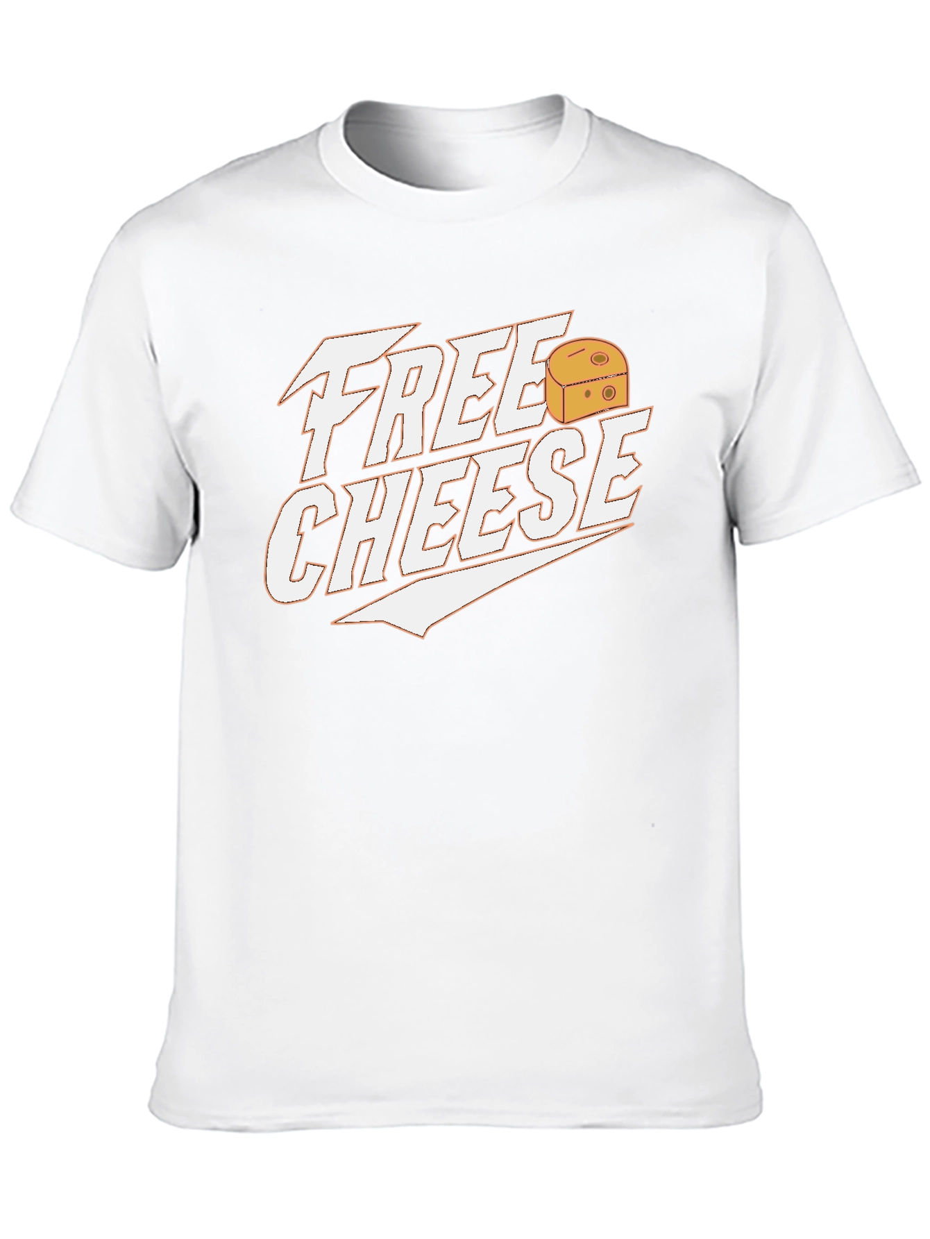 Free Cheese Graphic Tee - Funny Food Lover Shirt