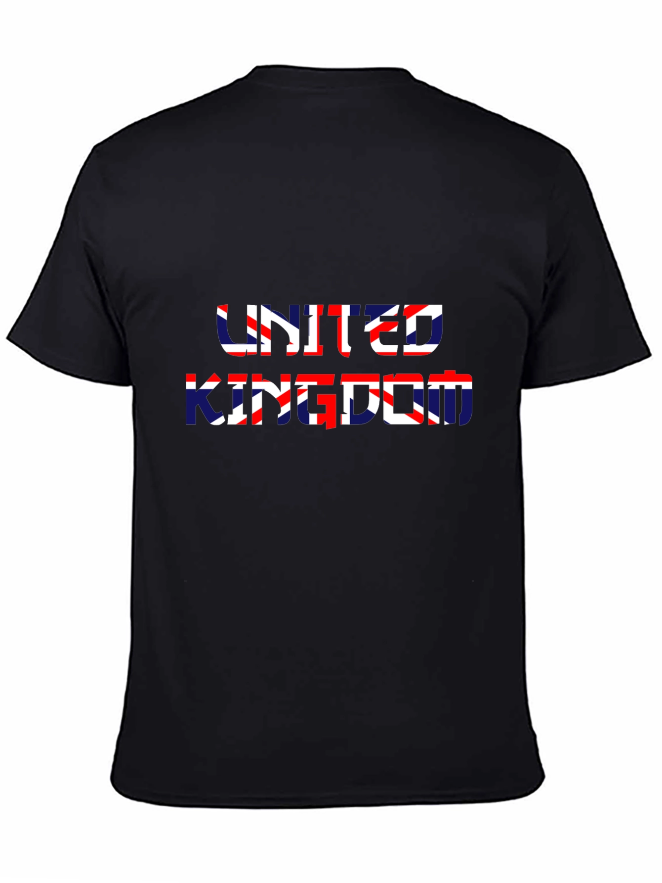 United Kingdom Flag Graphic Black Tee