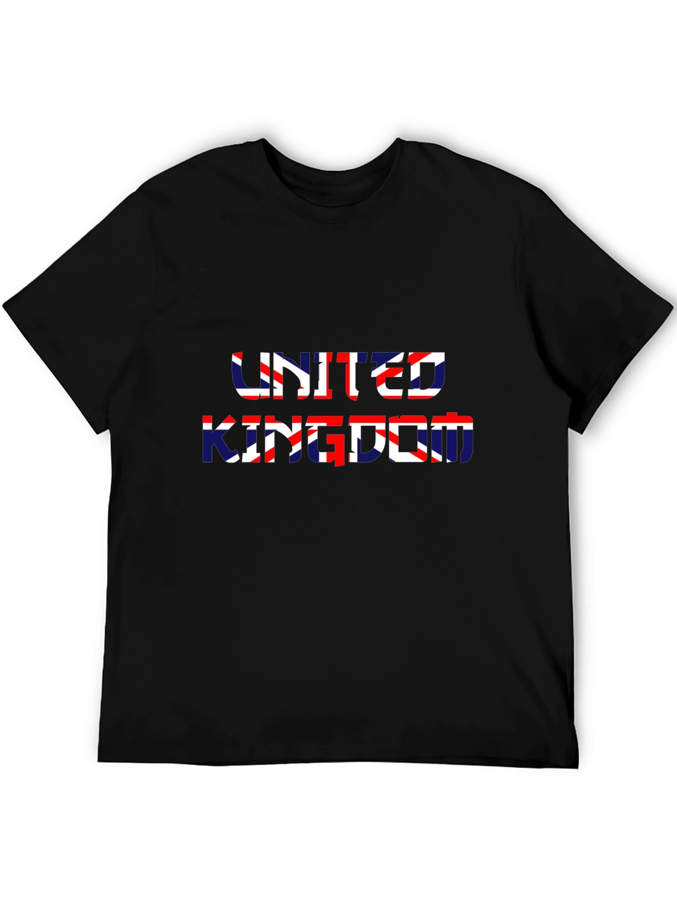 United Kingdom Flag Graphic Black Tee