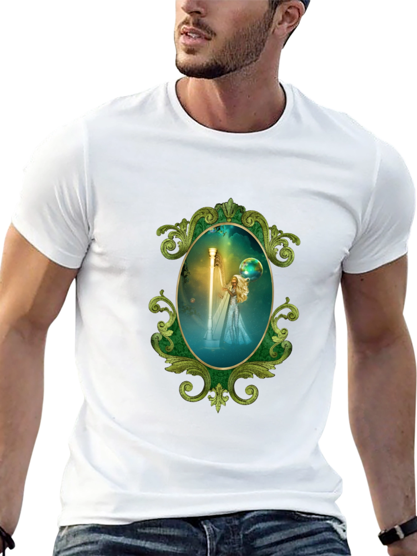 Mystic Framed Graphic Tee - Black