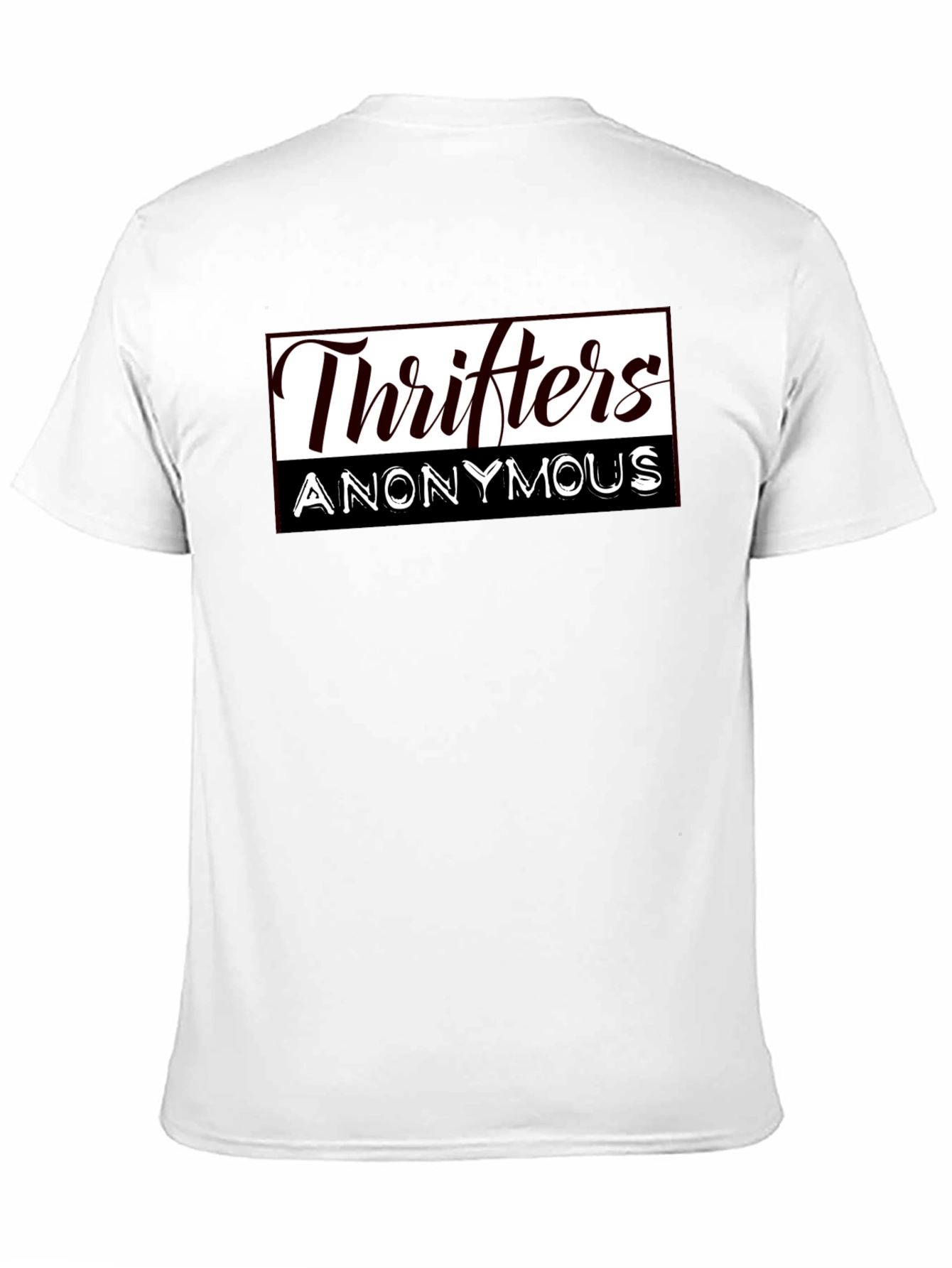 Thrifters Anonymous Graphic T-Shirt - Black
