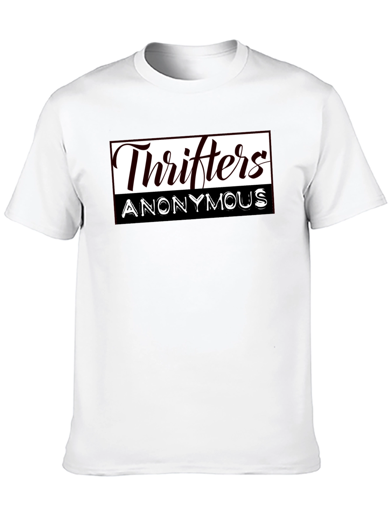 Thrifters Anonymous Graphic T-Shirt - Black