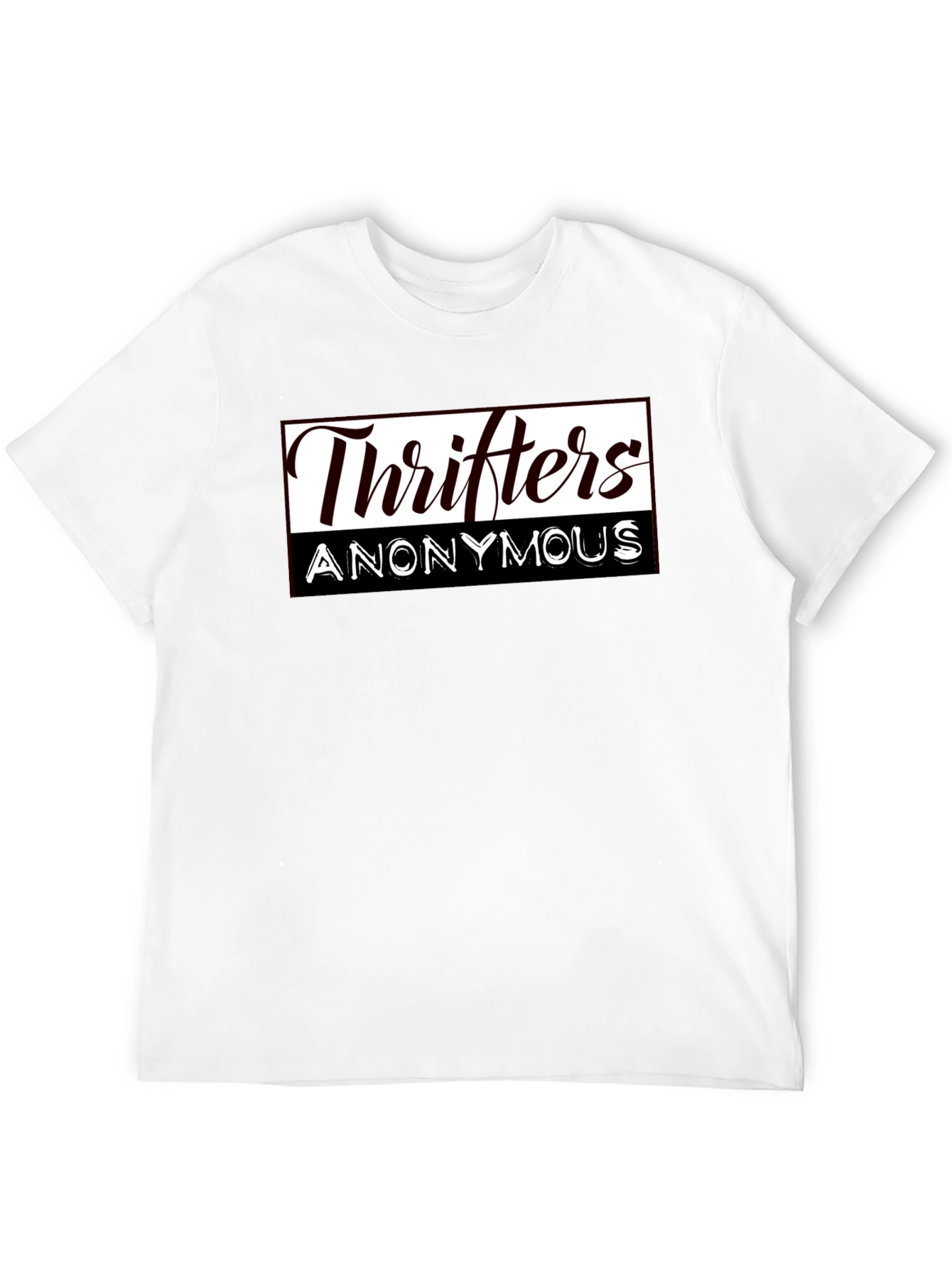 Thrifters Anonymous Graphic T-Shirt - Black