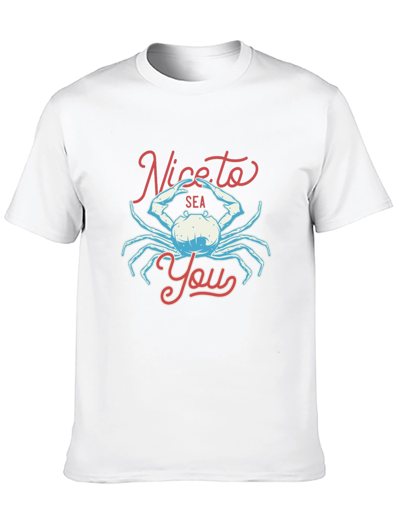 Nice to Sea You Crab Graphic T-Shirt