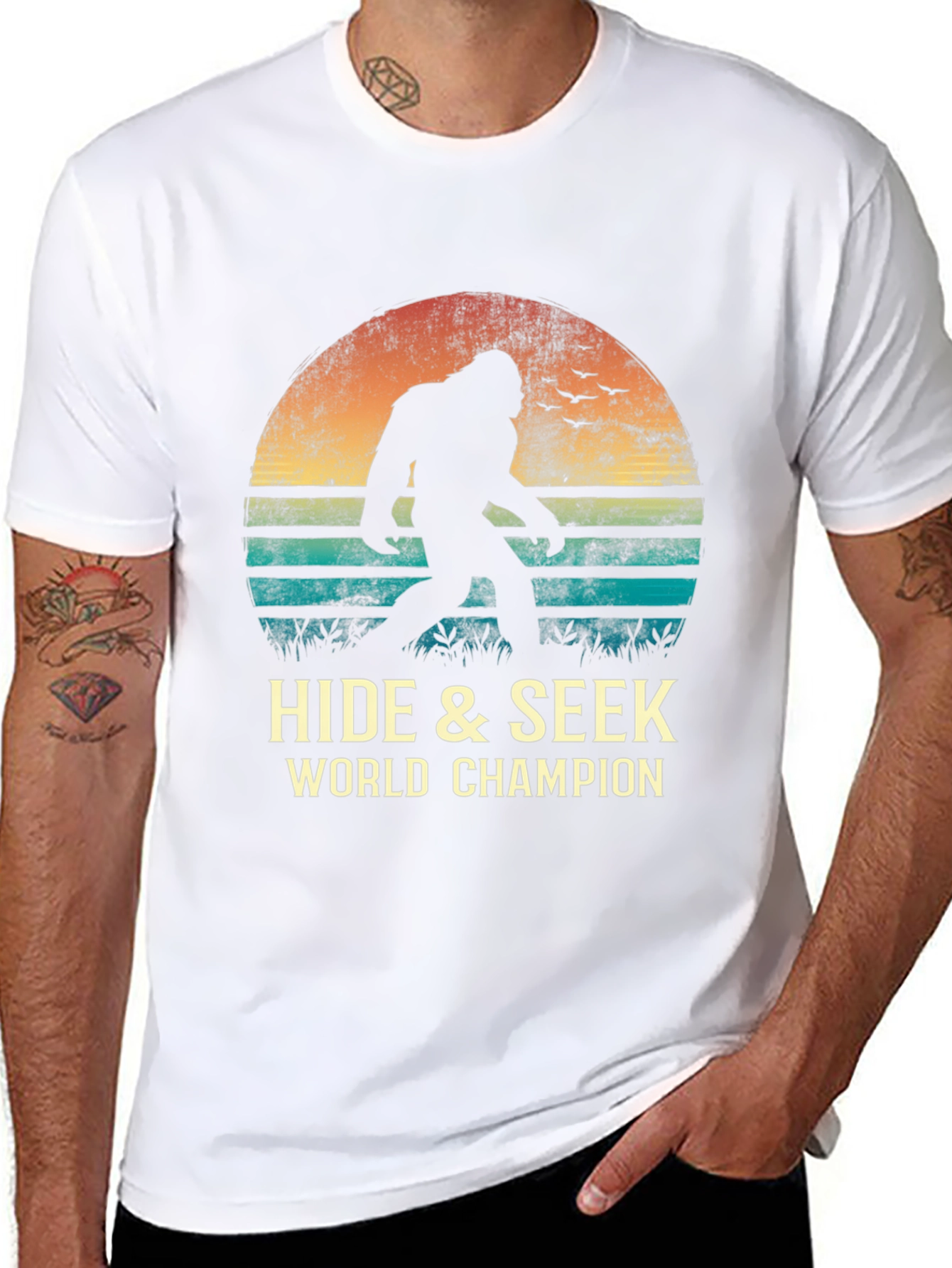 Hide & Seek World Champion Bigfoot Graphic Tee
