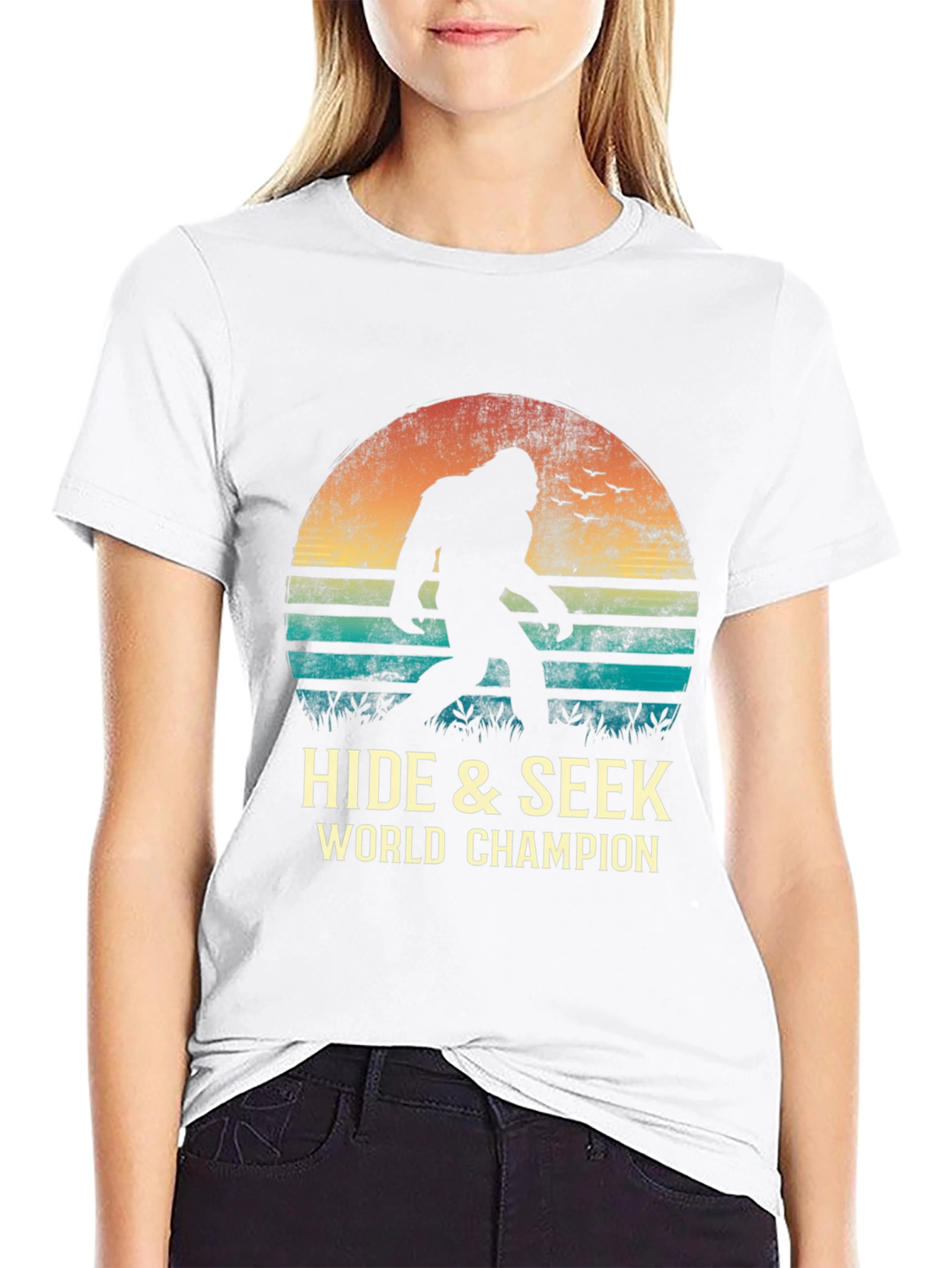 Hide & Seek World Champion Bigfoot Graphic Tee