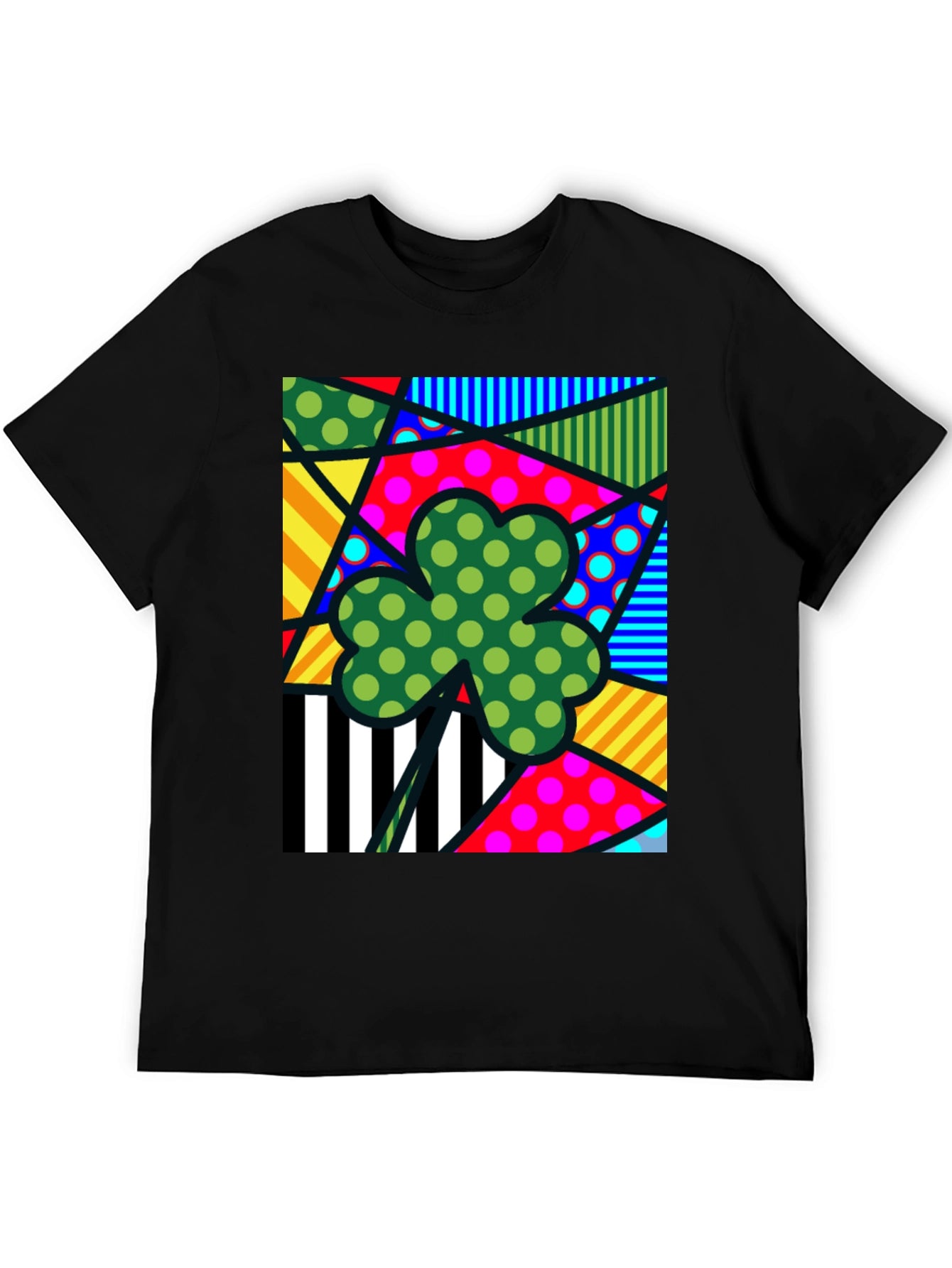 Funky Shamrock T-Shirt - St. Patricks Day Style