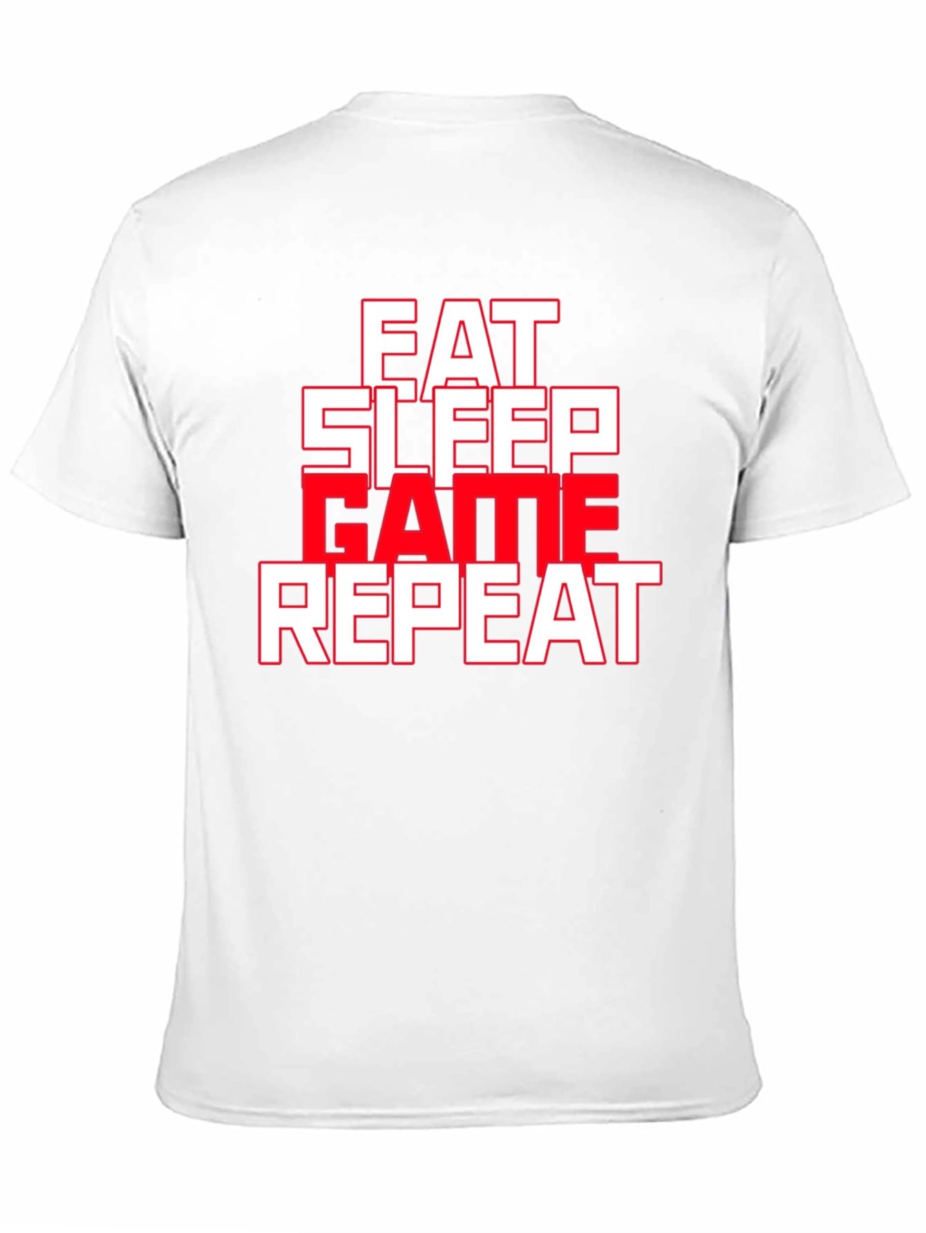 Eat Sleep Game Repeat Graphic Tee