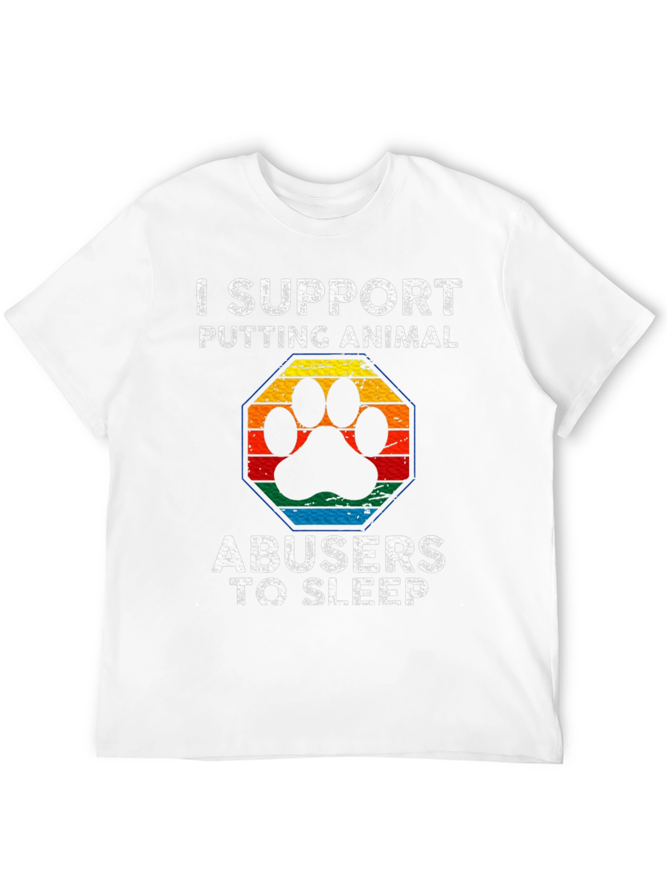 Animal Abuser Sleep Support Tee
