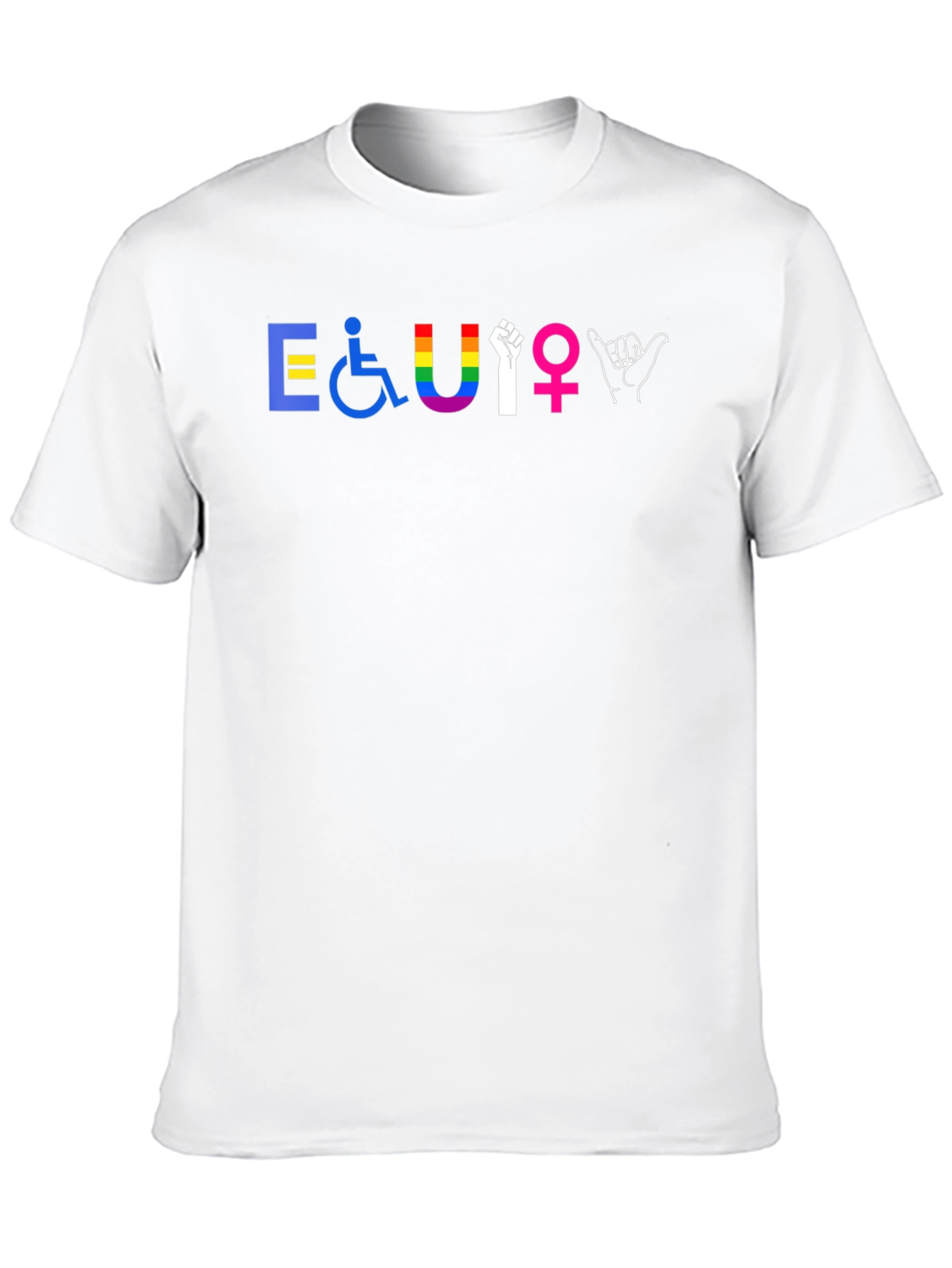 Equality Graphic T-Shirt - Inclusive Symbol Design