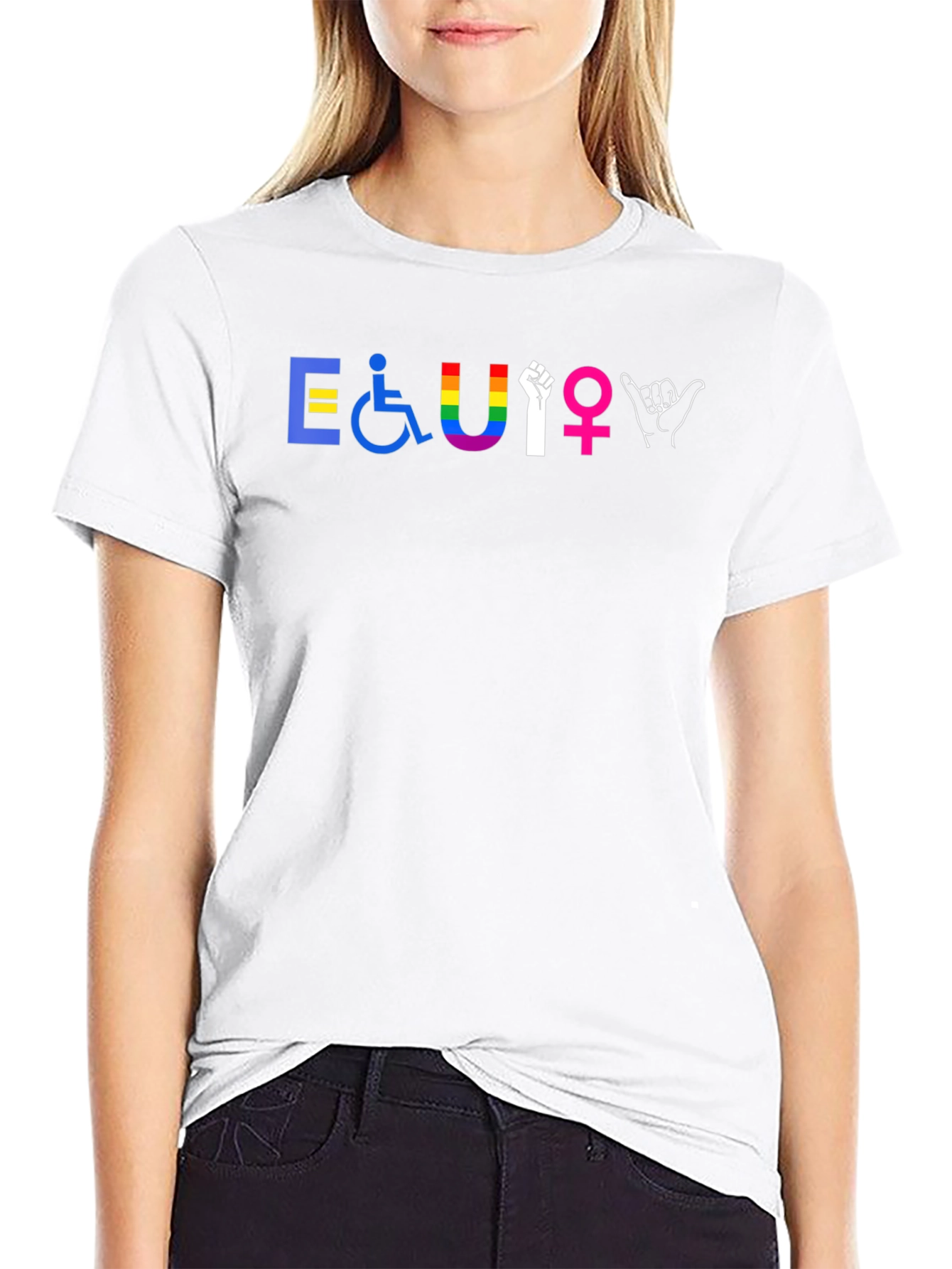 Equality Graphic T-Shirt - Inclusive Symbol Design
