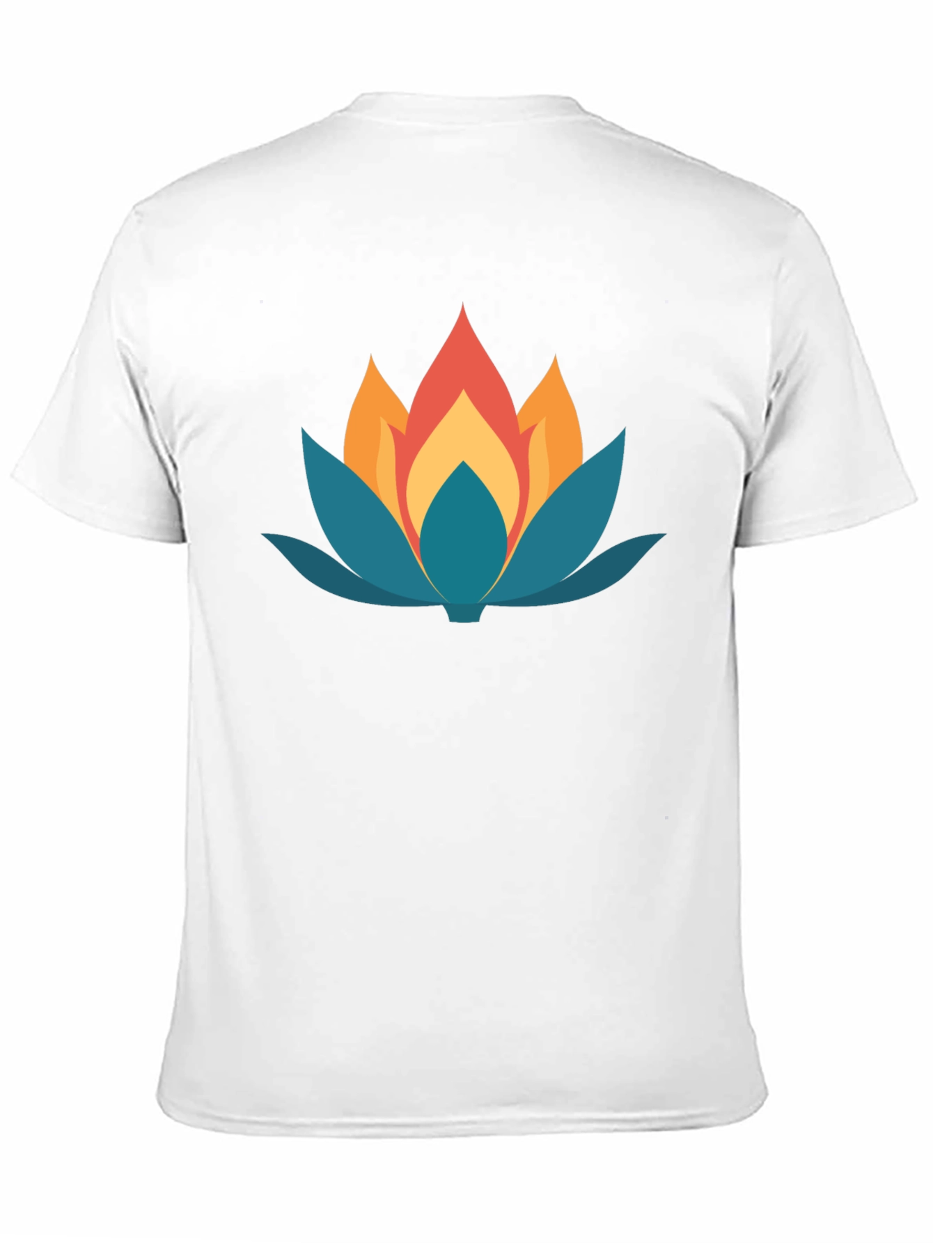 Lotus Flower Graphic Tee - Stylish Comfort