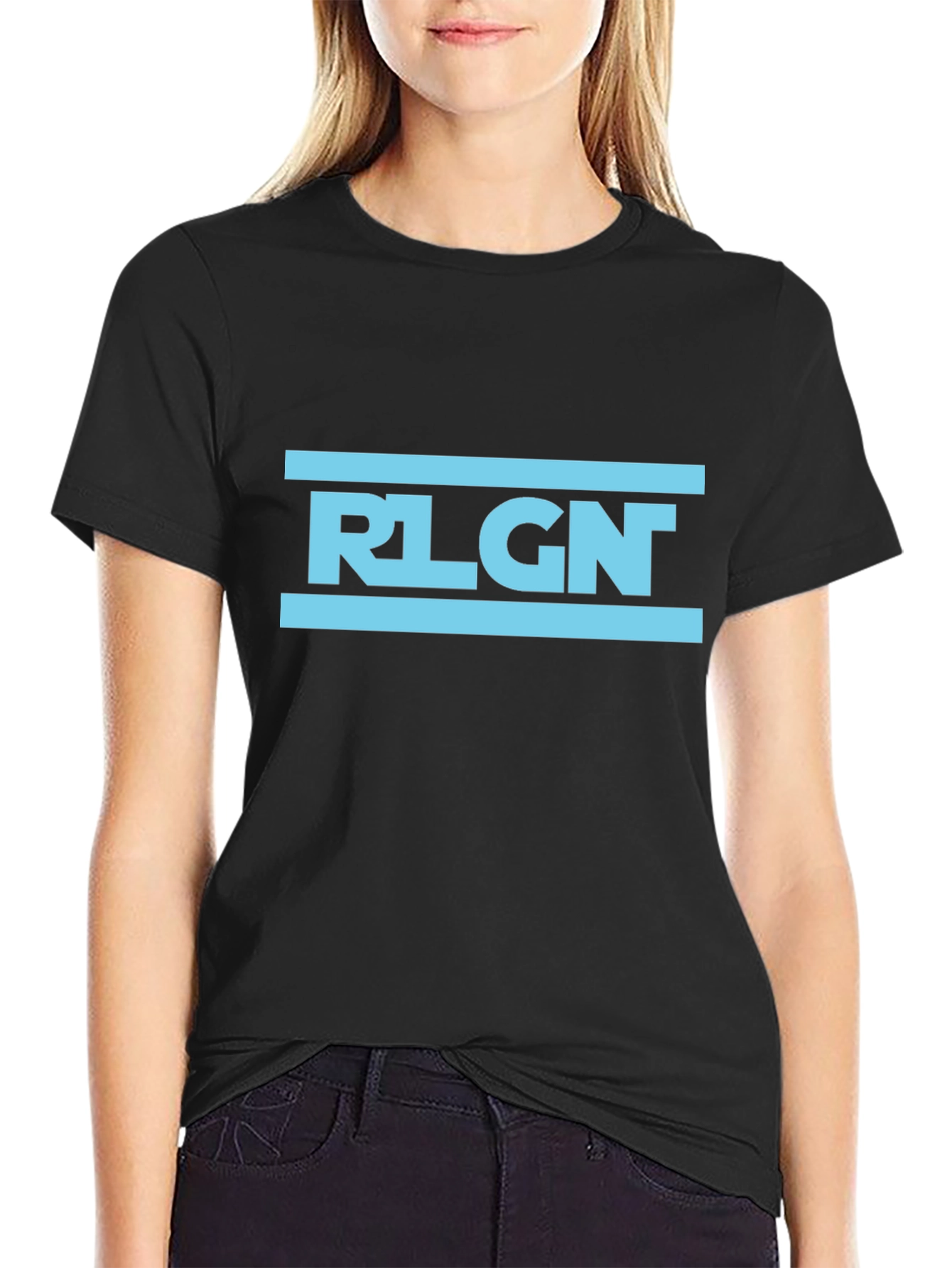 RLGN Graphic Tee - Modern Style Black T-Shirt