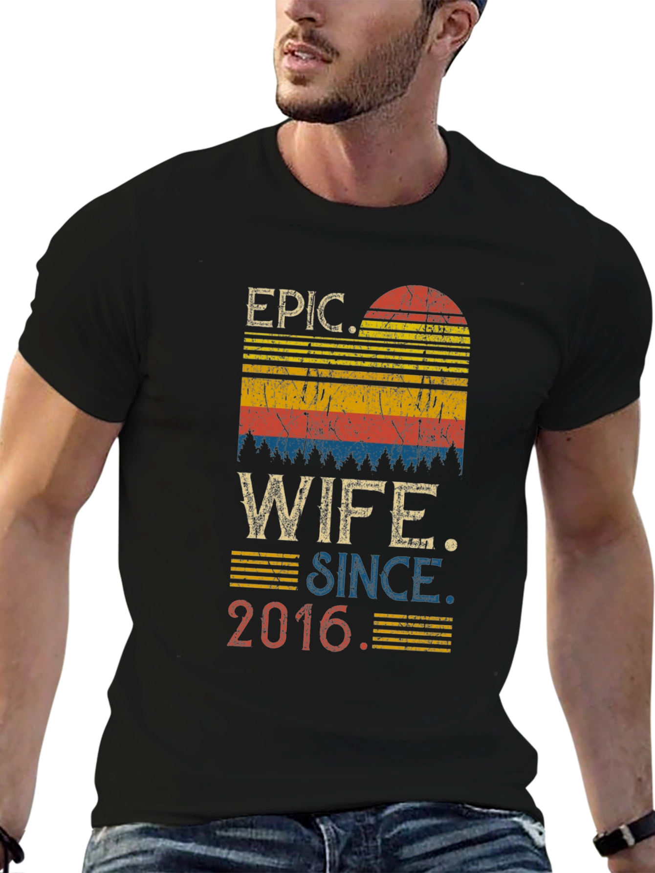Epic Wife Since 2016 Graphic T-Shirt
