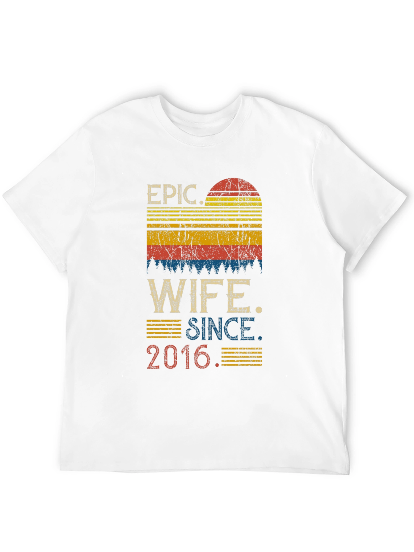 Epic Wife Since 2016 Graphic T-Shirt