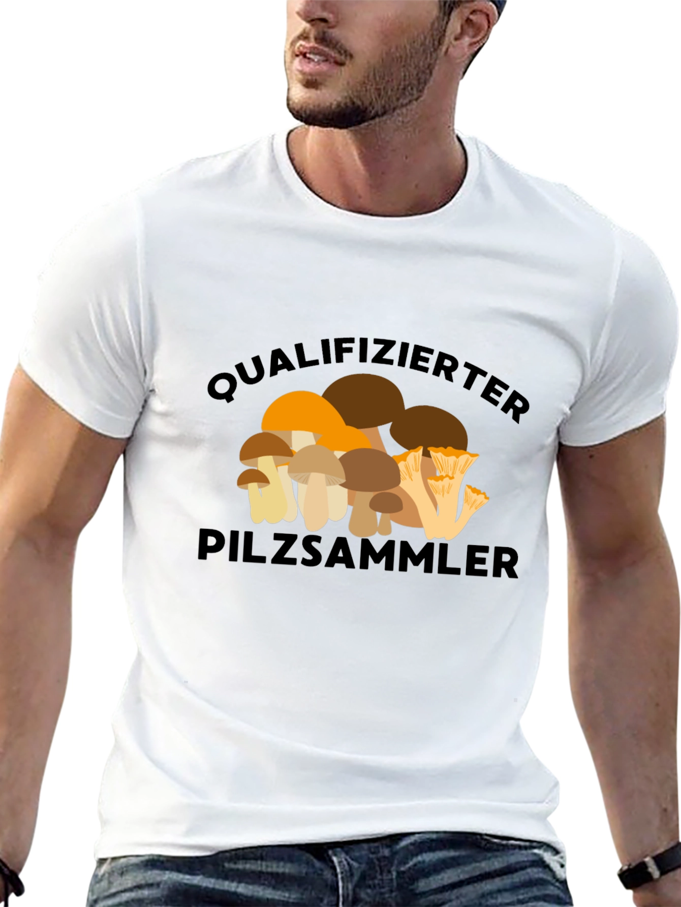 Qualified Mushroom Hunter Graphic Tee
