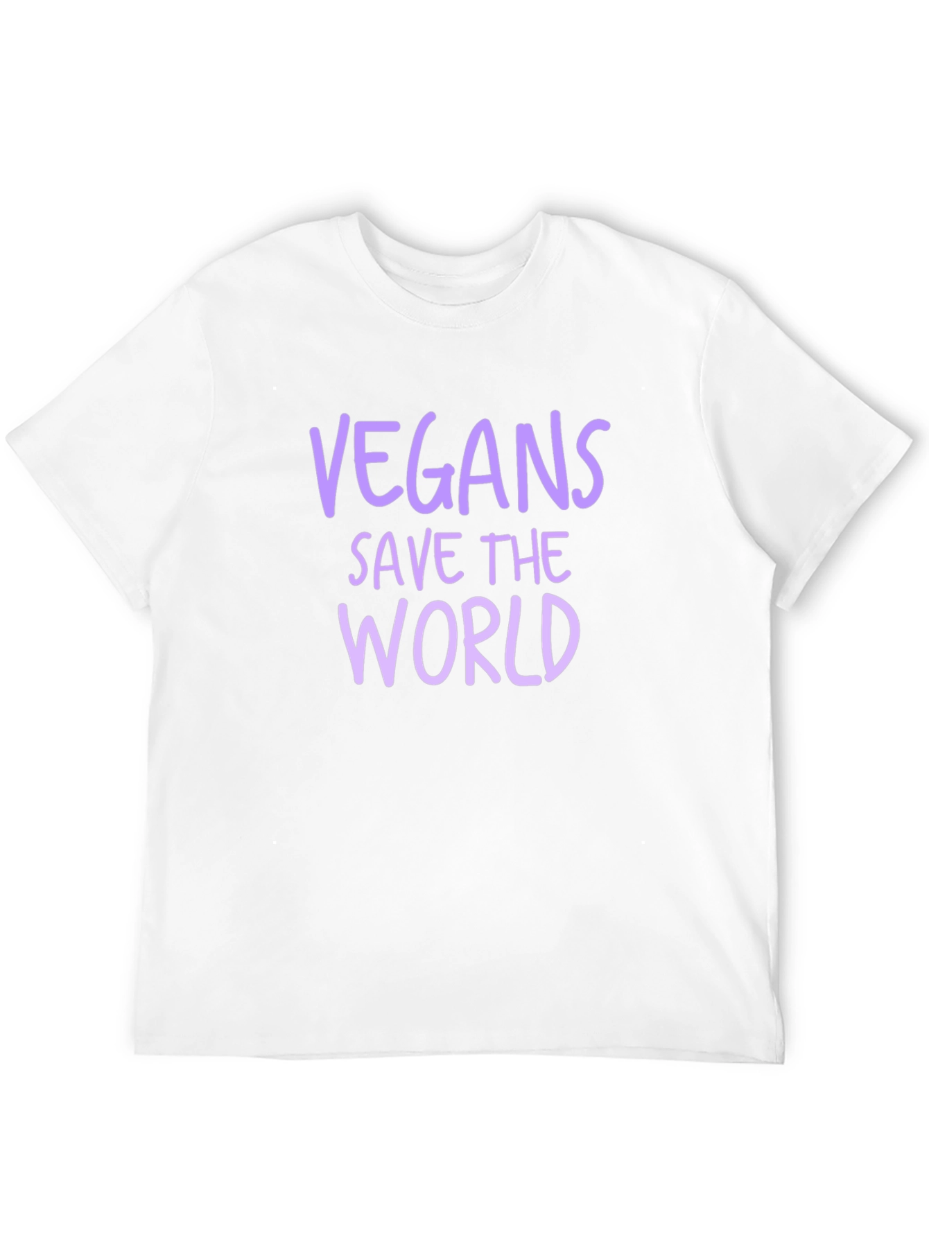 Vegan Save the World Black T-Shirt