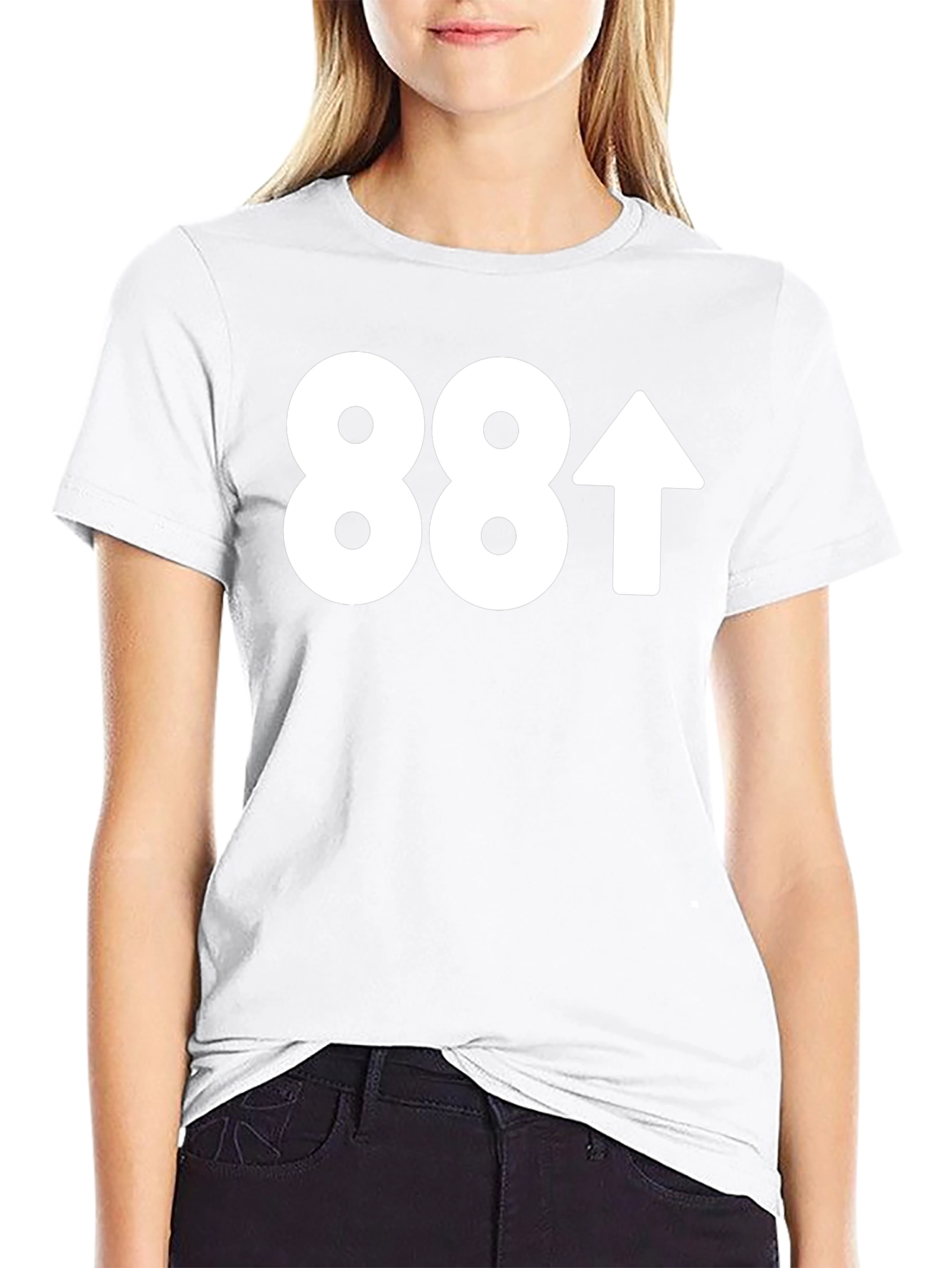 88 Up Arrow Graphic Tee - Casual Comfort