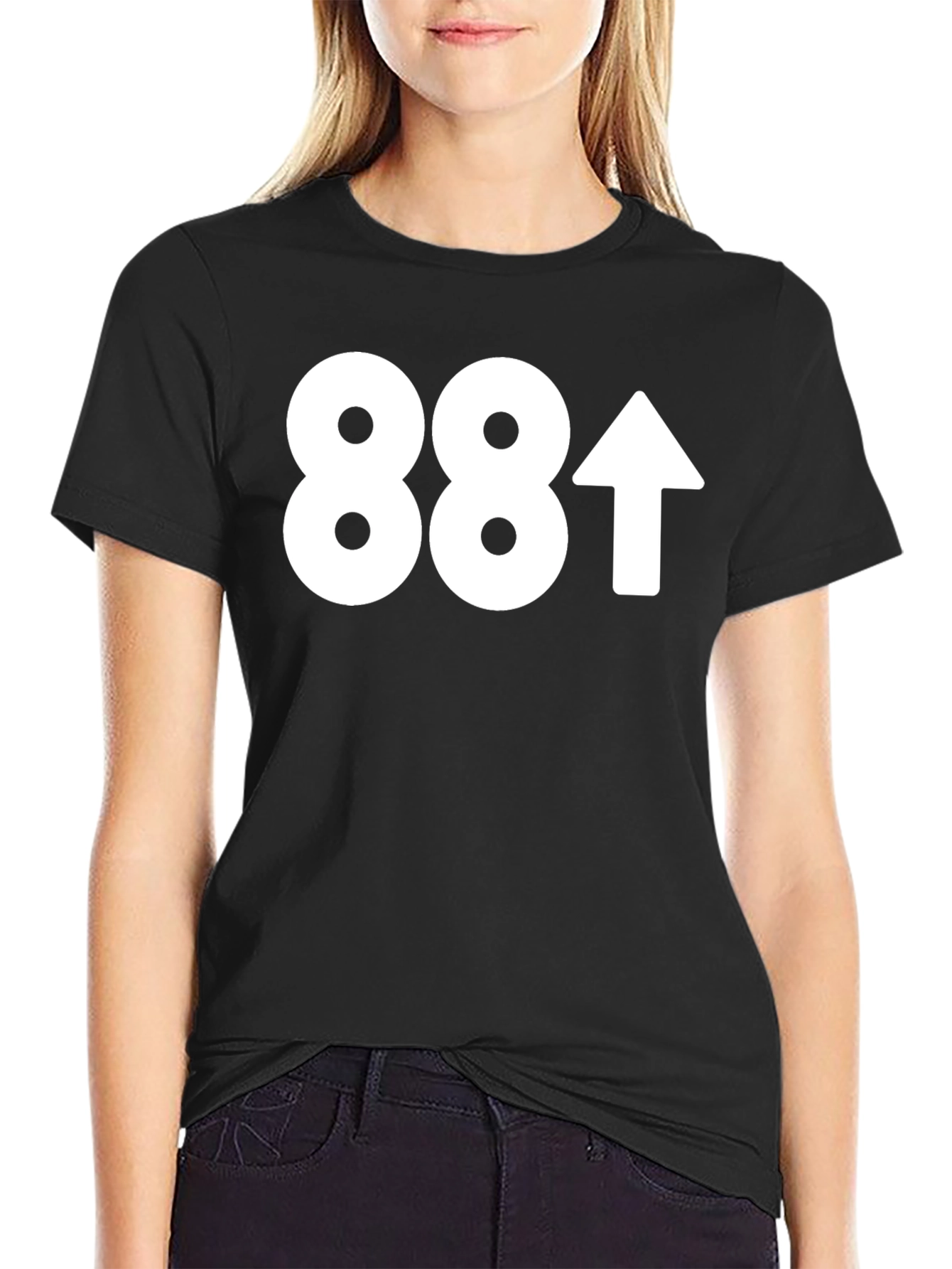 88 Up Arrow Graphic Tee - Casual Comfort