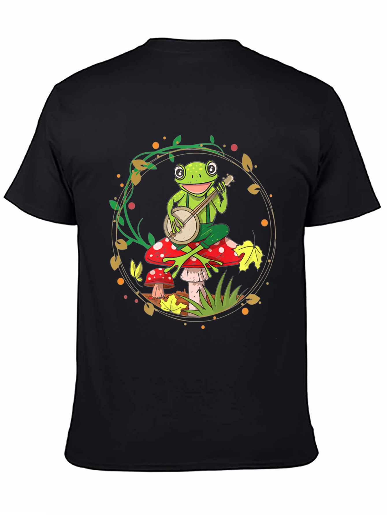 Frog Banjo T-Shirt - Whimsical Music Tee