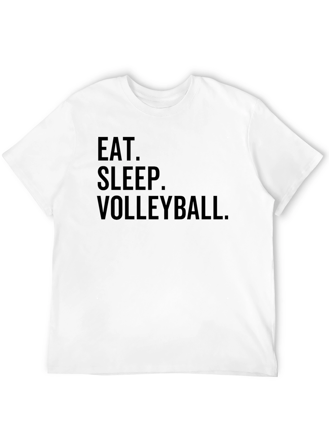 Eat Sleep Volleyball T-Shirt - Black