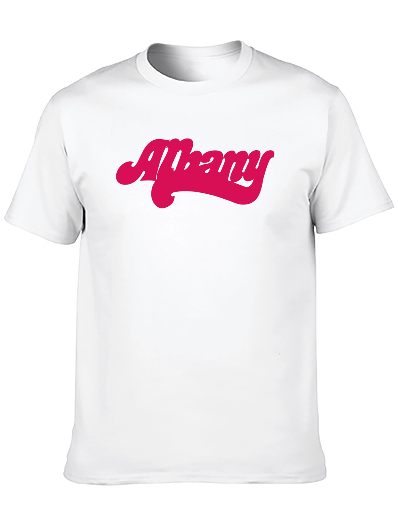 Albany Retro Style Graphic Tee - Black