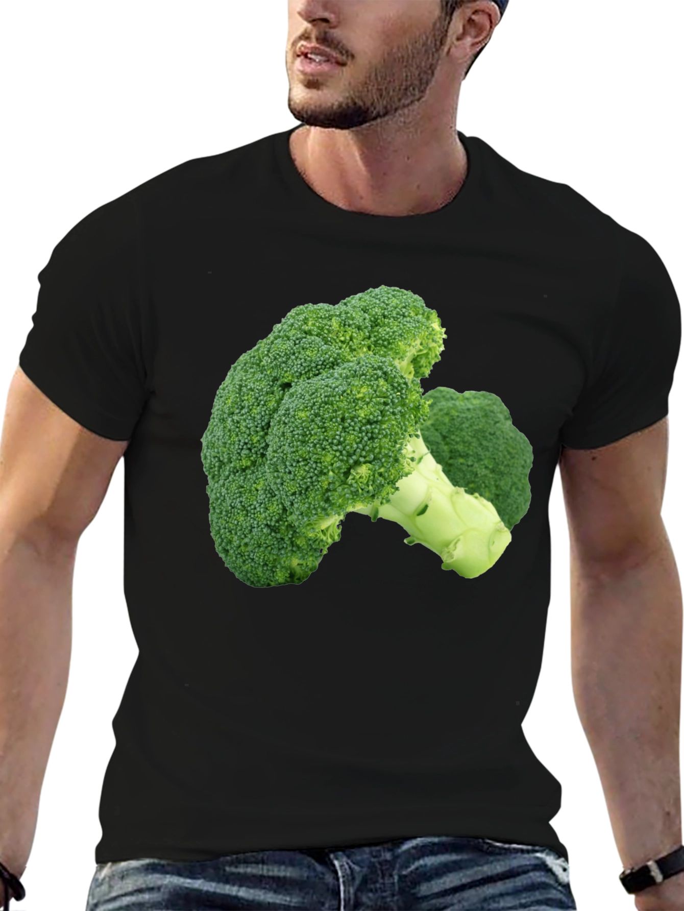 Broccoli Graphic T-Shirt - Quirky Food Tee
