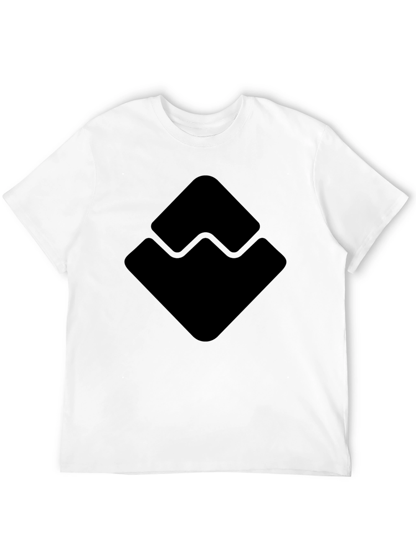 Geometric Logo Black T-Shirt