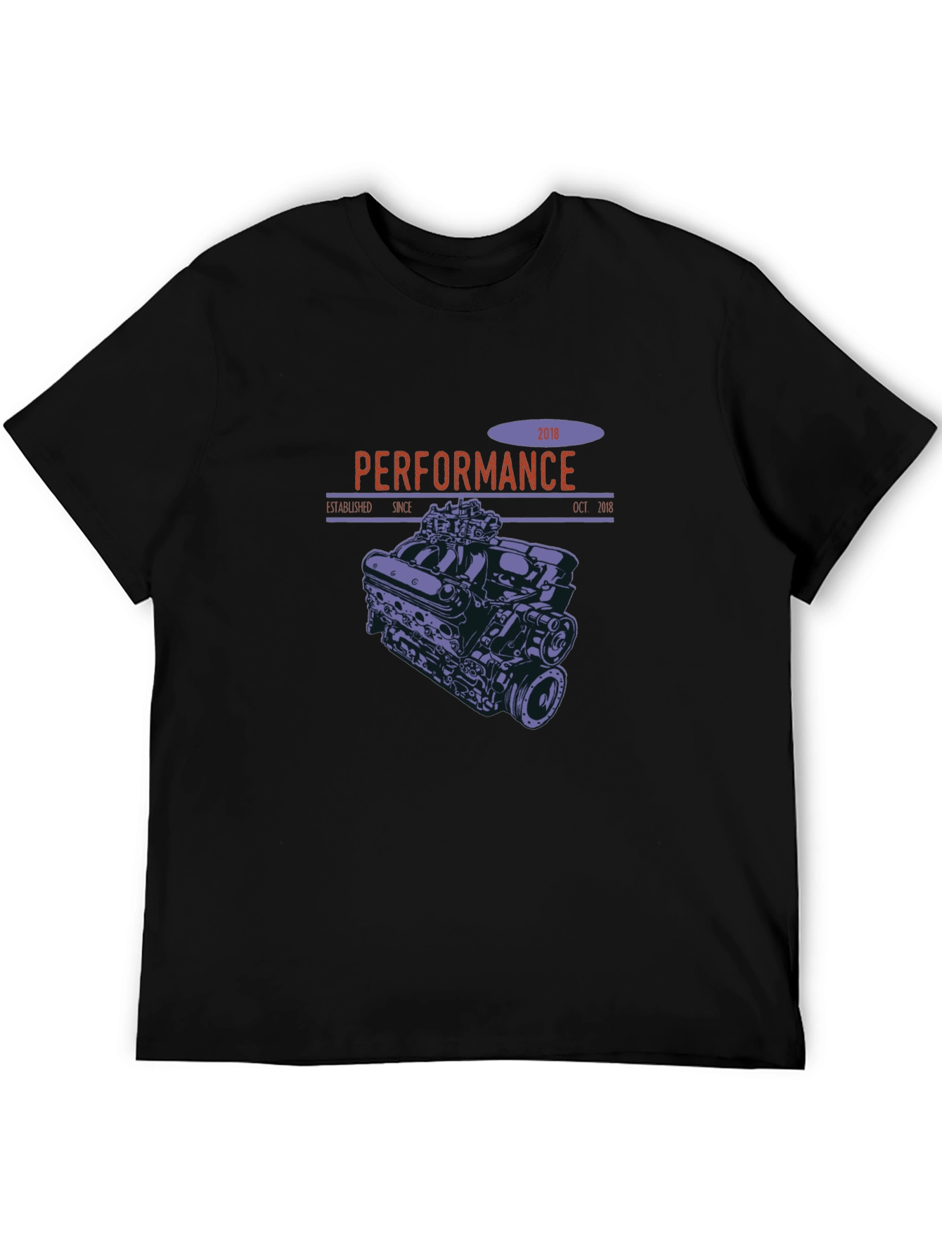 Performance Engine Graphic T-Shirt - Black