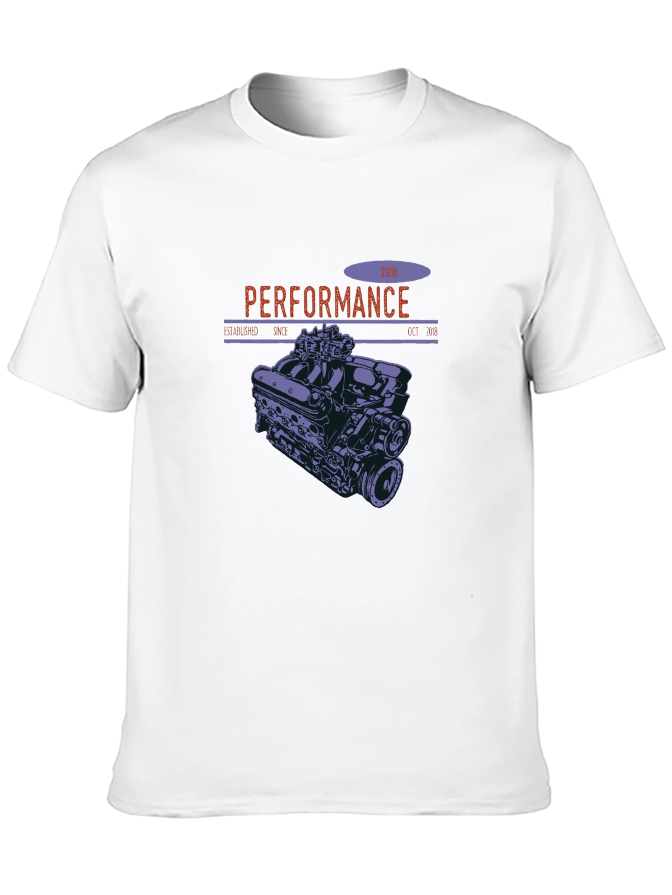 Performance Engine Graphic T-Shirt - Black